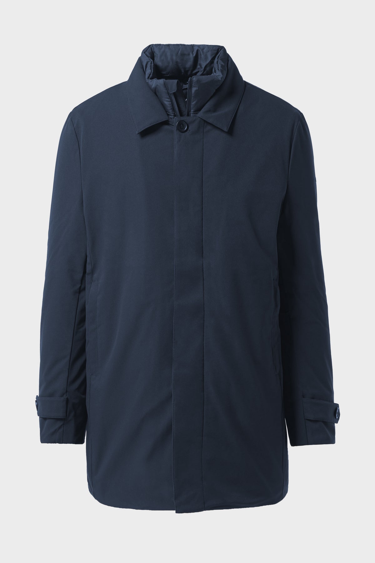 Men’s Smart Padded Long Winter Coat – Cavani Clayton Navy