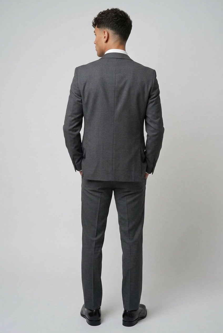 Traje Gris de Corte Entallado para Hombre - PARKER - Gris