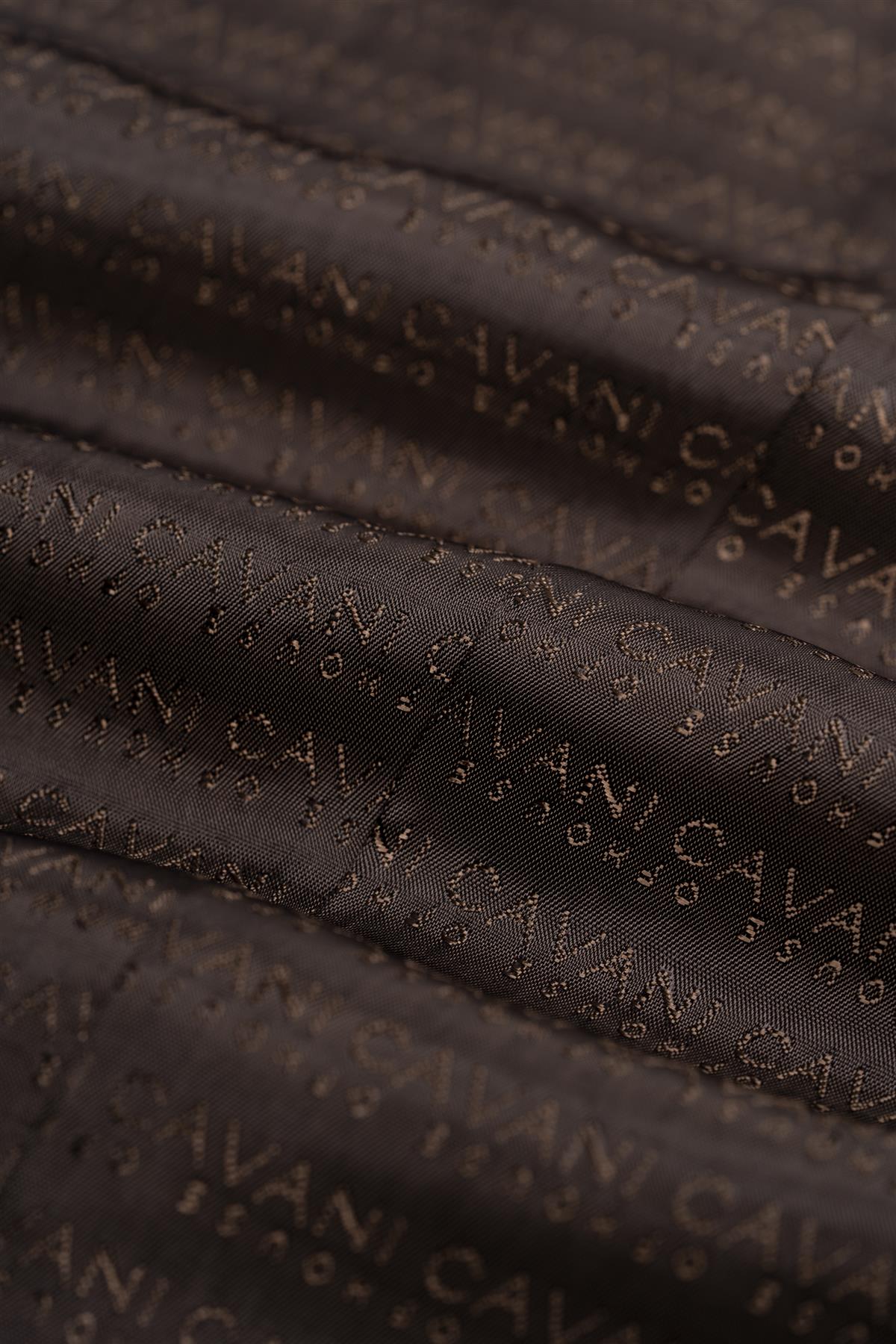 Erkek Yün Karışımlı İnce Kesim Takım Elbise Ceketi - BOND - Kızıl Kahverengi