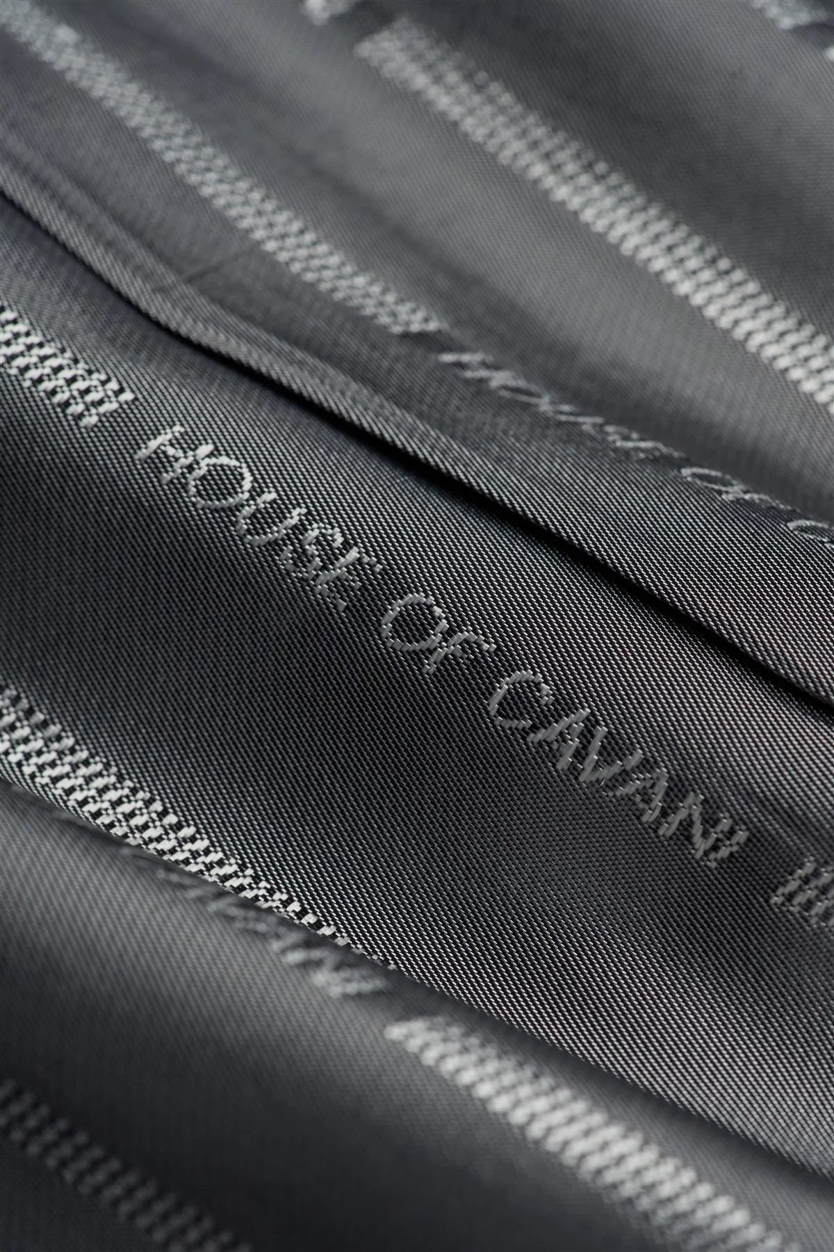 Manteau en laine à carreaux pied-de-poule pour homme - Kerry - Gris