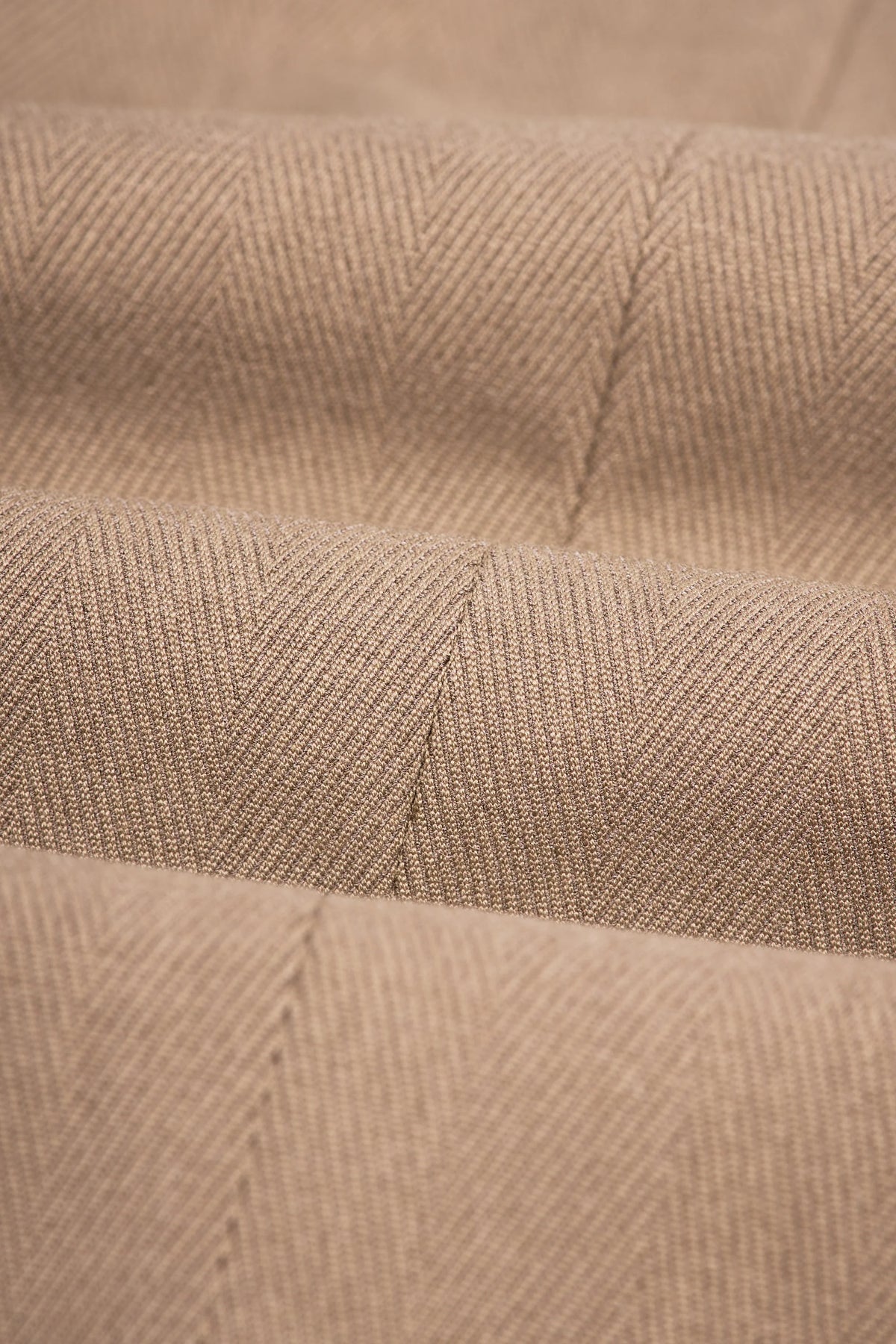 Men’s Herringbone Overcoat - Cavani Manari Stone Fabric Picture