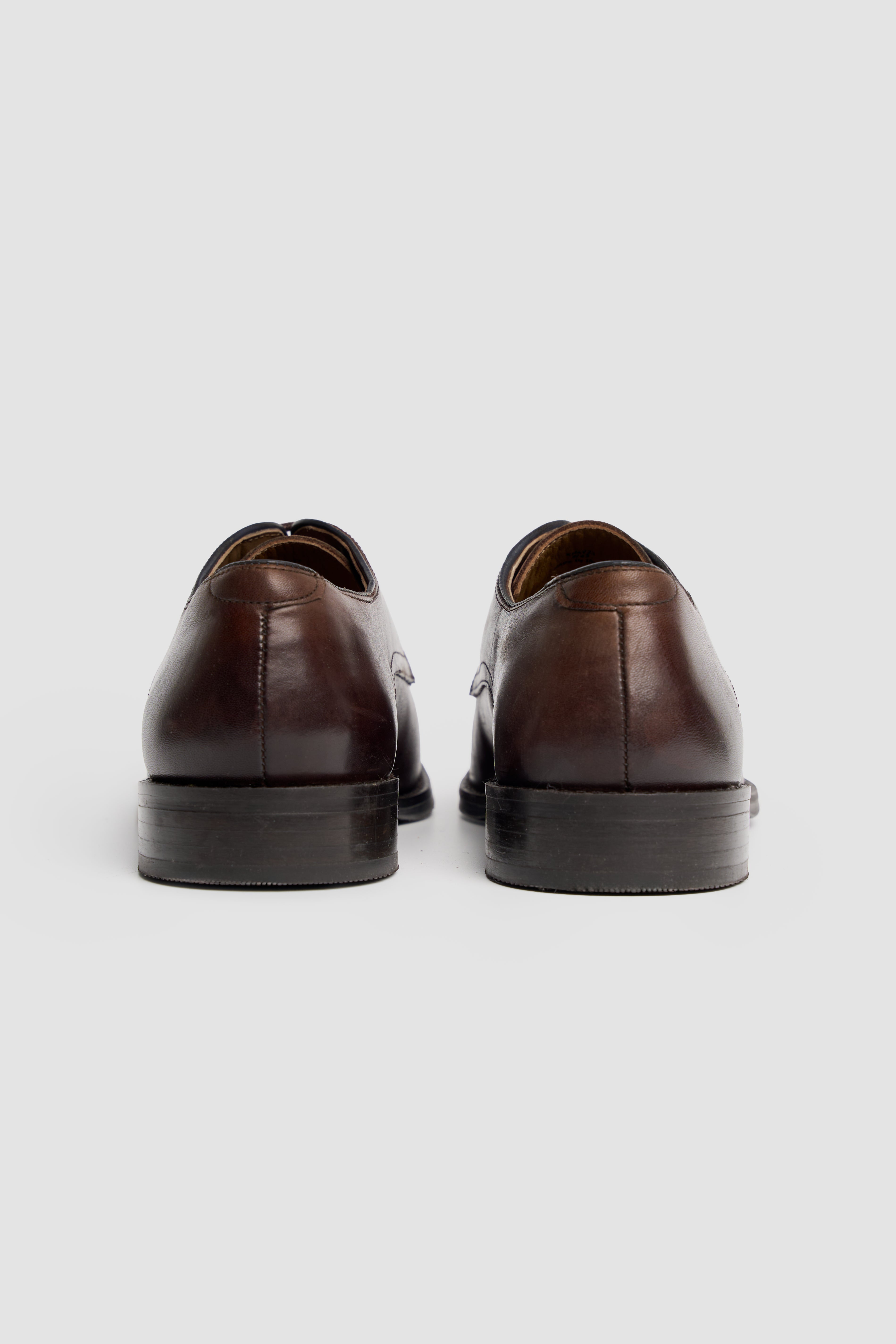 Scarpe Derby da uomo in pelle con lacci - Taylor - Marrone cioccolato