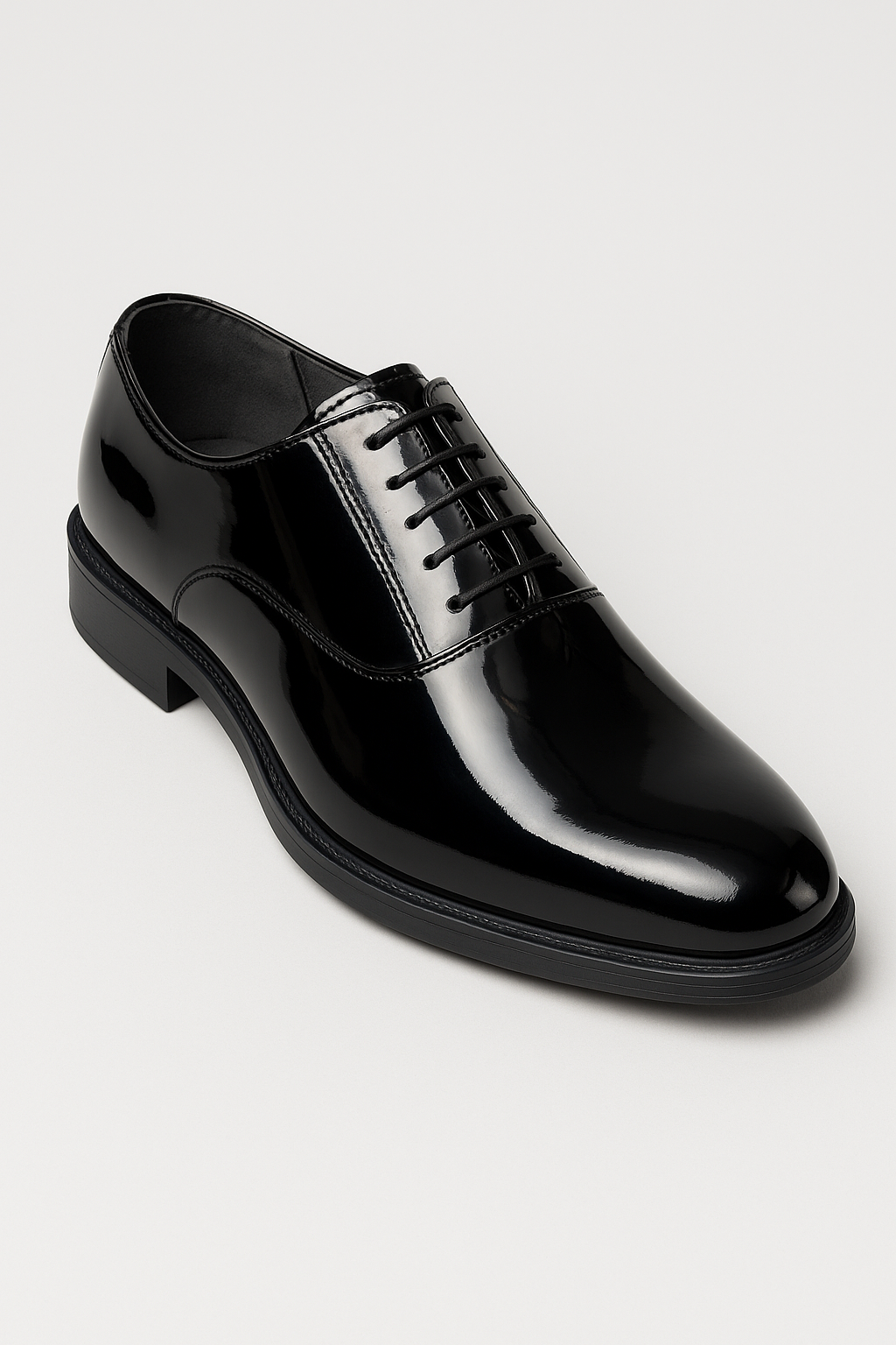 Herren-Oxford-Anzugschuhe aus Lackleder - Soho - Schwarz