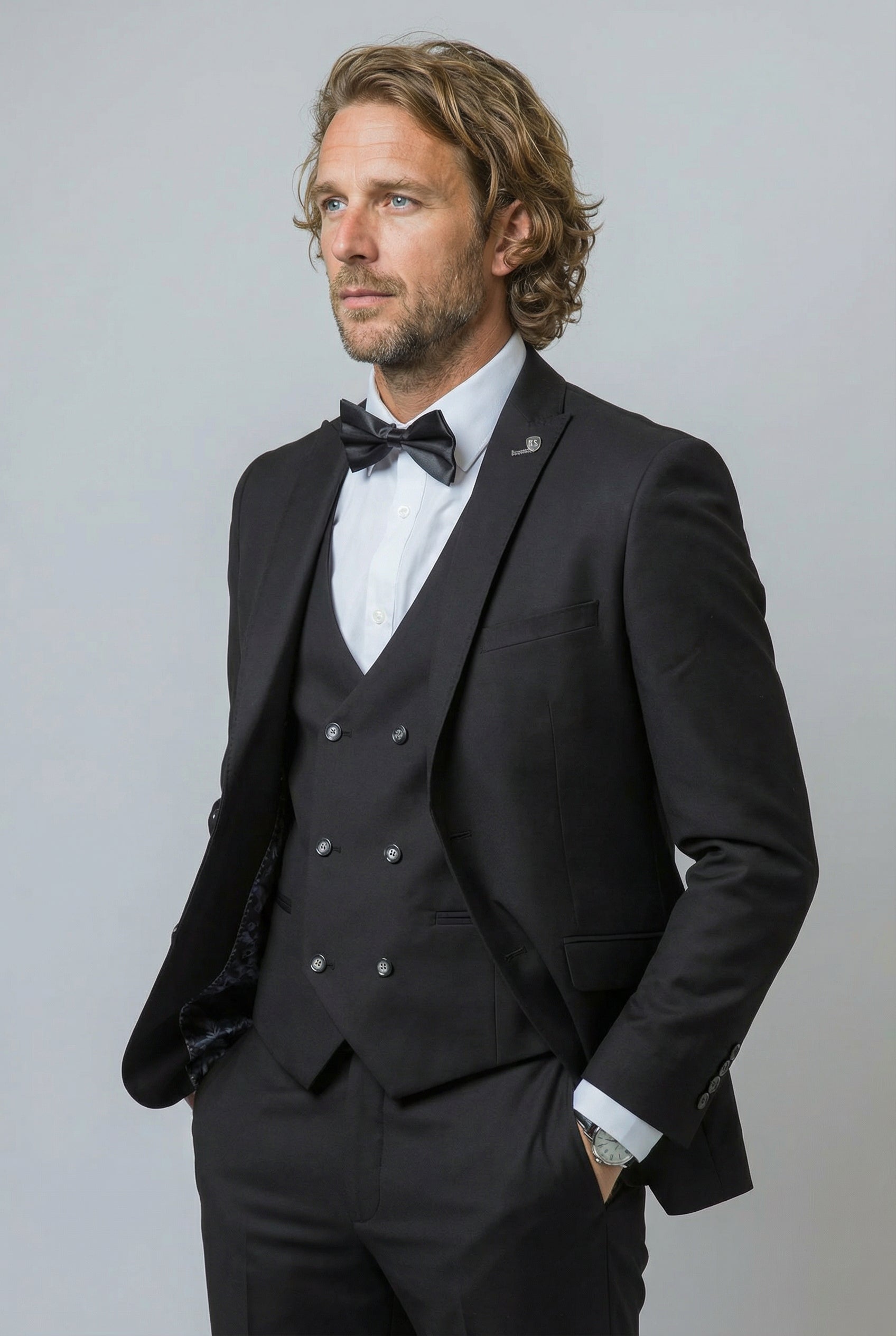 Costume homme coupe slim - JACK - Noir