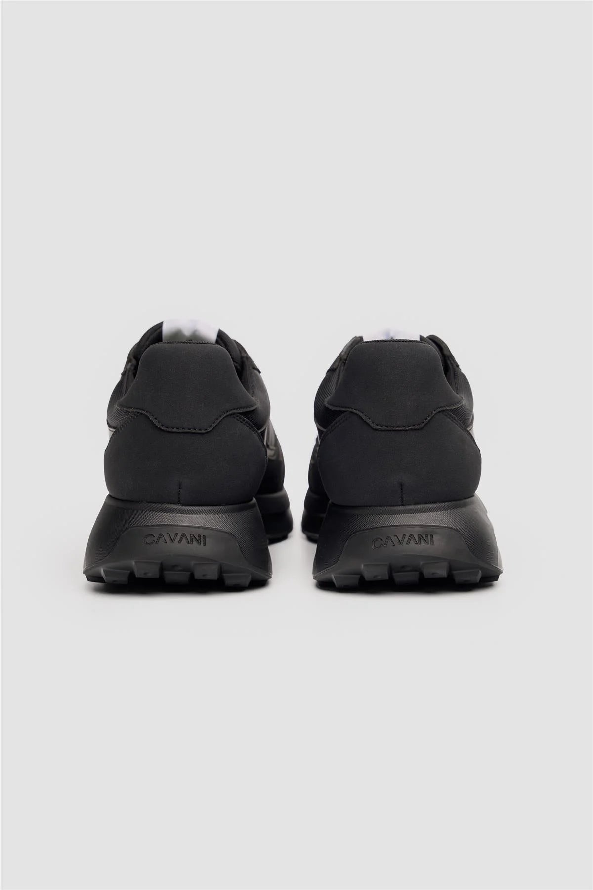 Sneakers casual da uomo con dettagli in camoscio - Albany - Nero