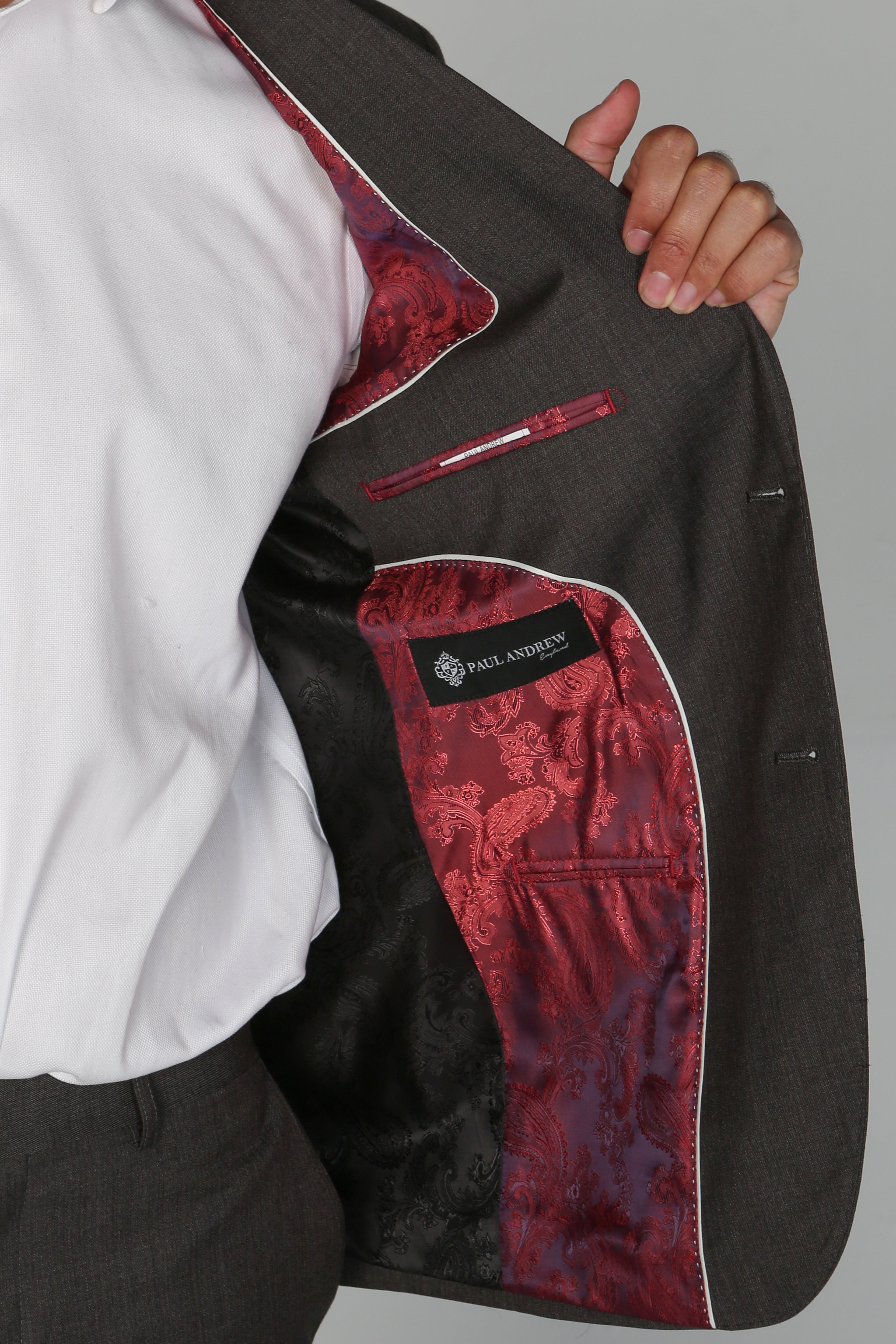 Maßgeschneiderter Anzug für Herren und Jungen - CHARLES - Anthrazitgrau