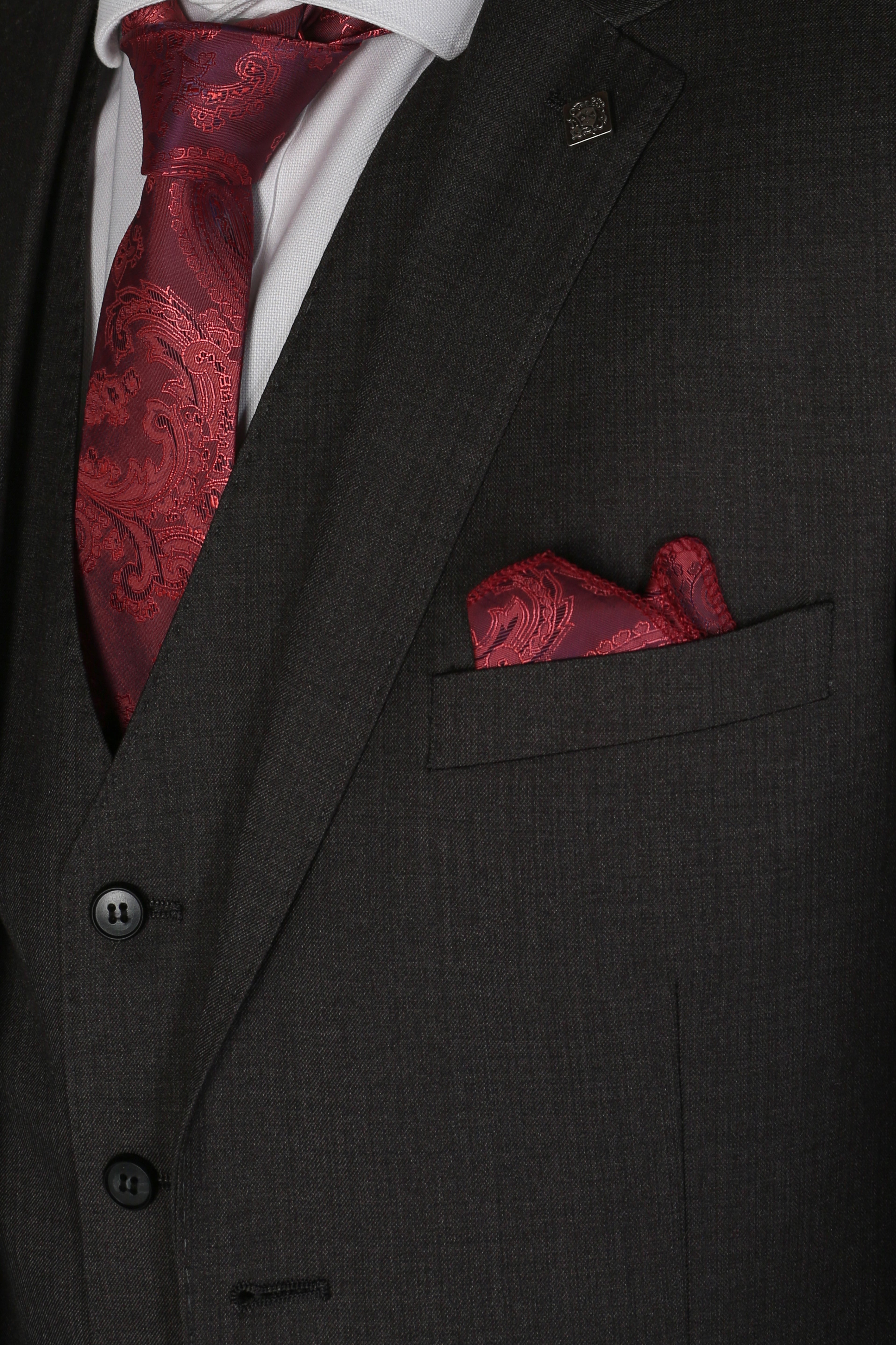 Maßgeschneiderter Anzug für Herren und Jungen - CHARLES - Anthrazitgrau