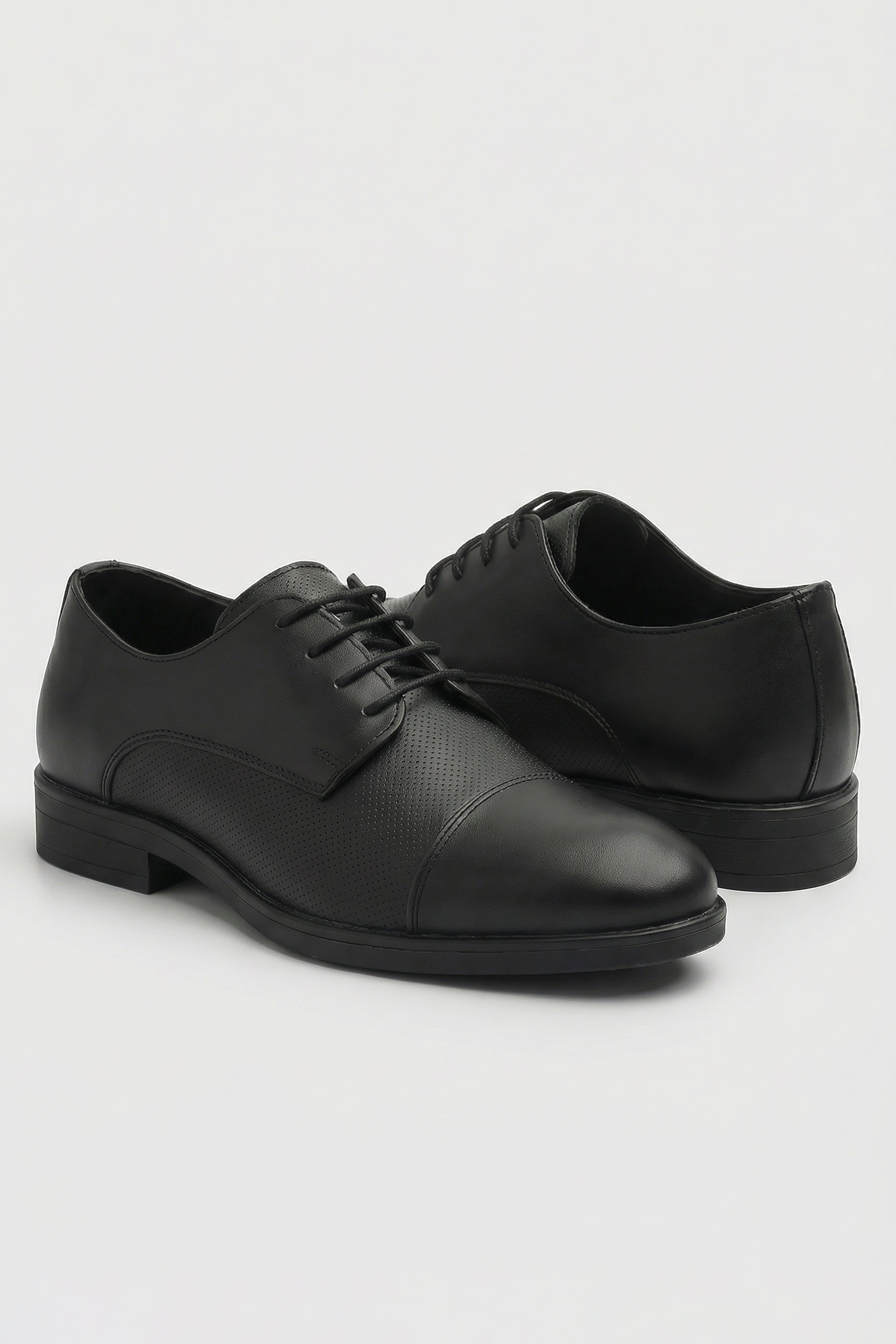 Zapatos Derby de Cordones Mate para Niños - Nevada - Negro