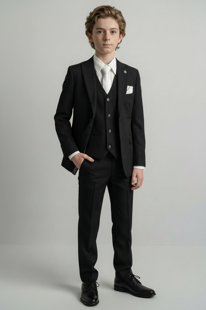 Boys Slim Fit Suit - JACK Black