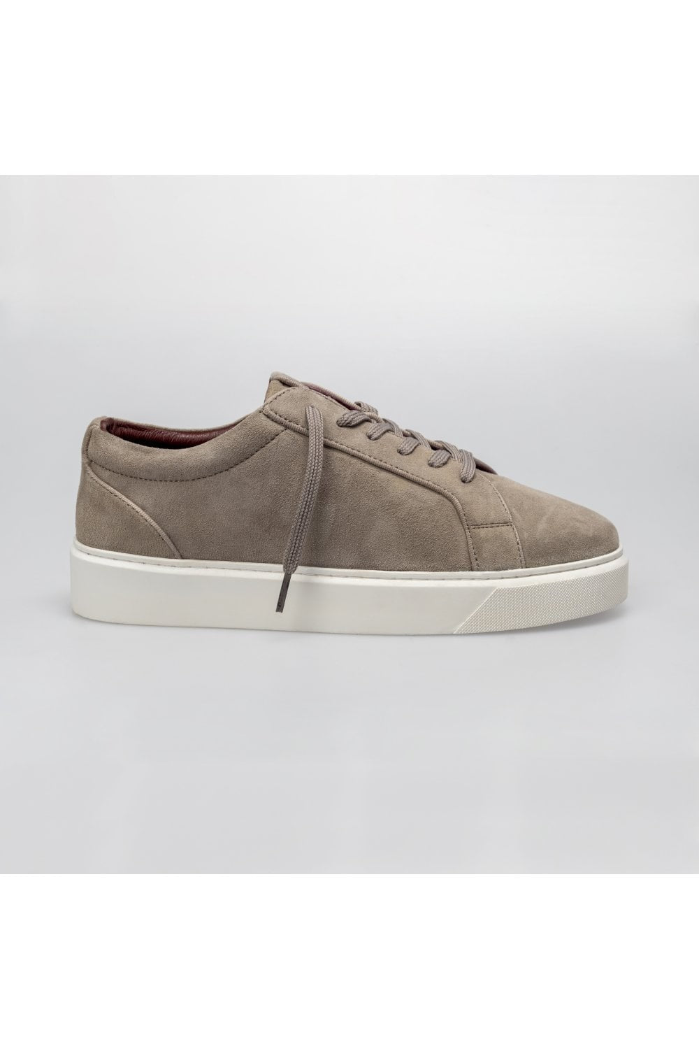 Sneakers à Lacets à Semelle Épaisse pour Homme - Gris Pierre