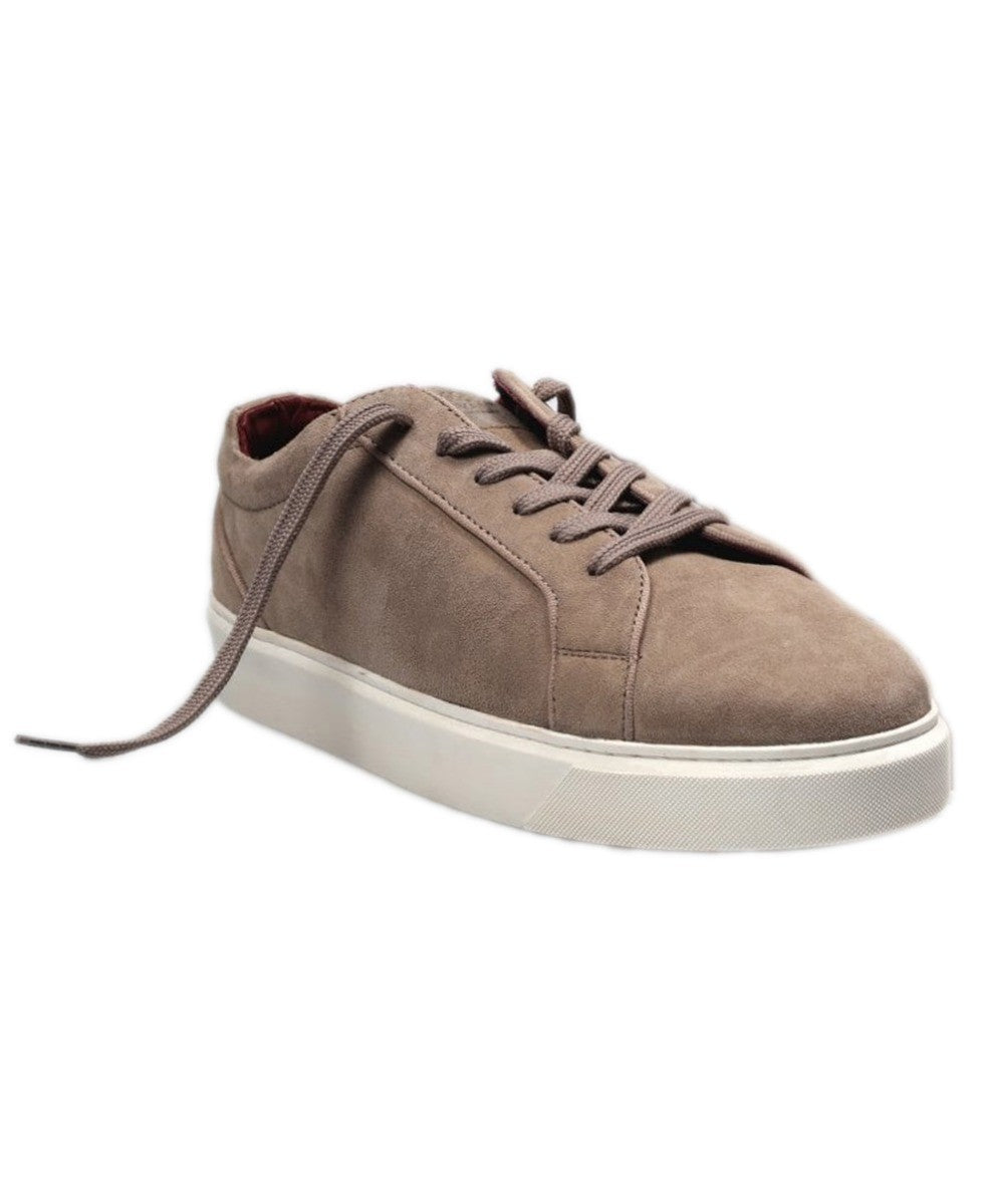 Sneakers à Lacets à Semelle Épaisse pour Homme - Gris Pierre