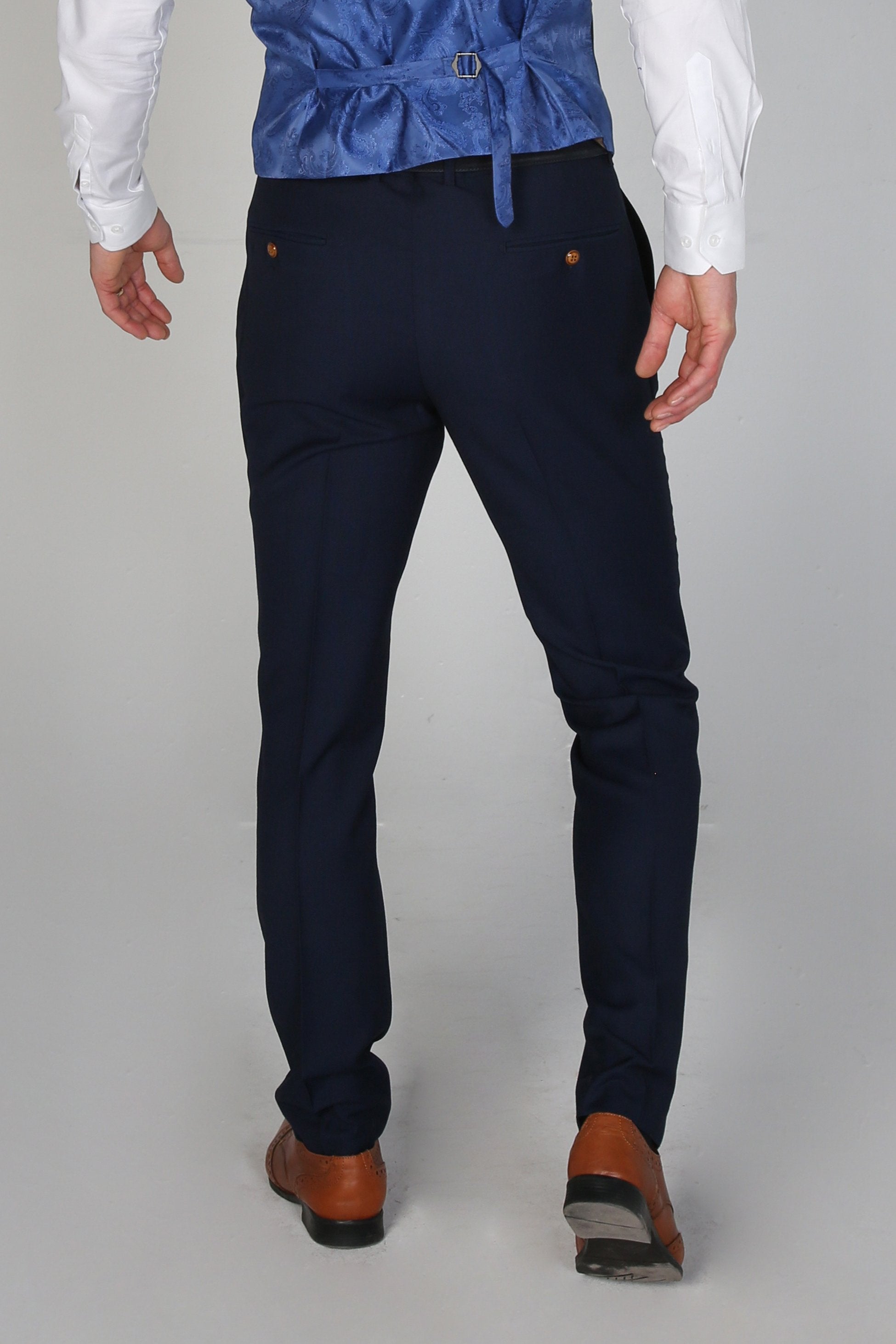 Pantalon Tailleur pour Homme - MAYFAIR - Bleu Marine