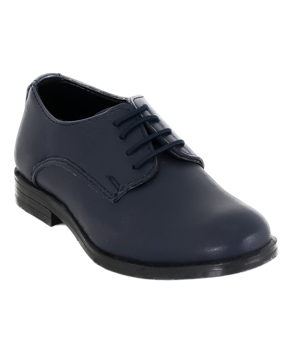 Jungen Derby Matt Schnürformelle Navyblaue Schuhe - Atlanta - Navyblau