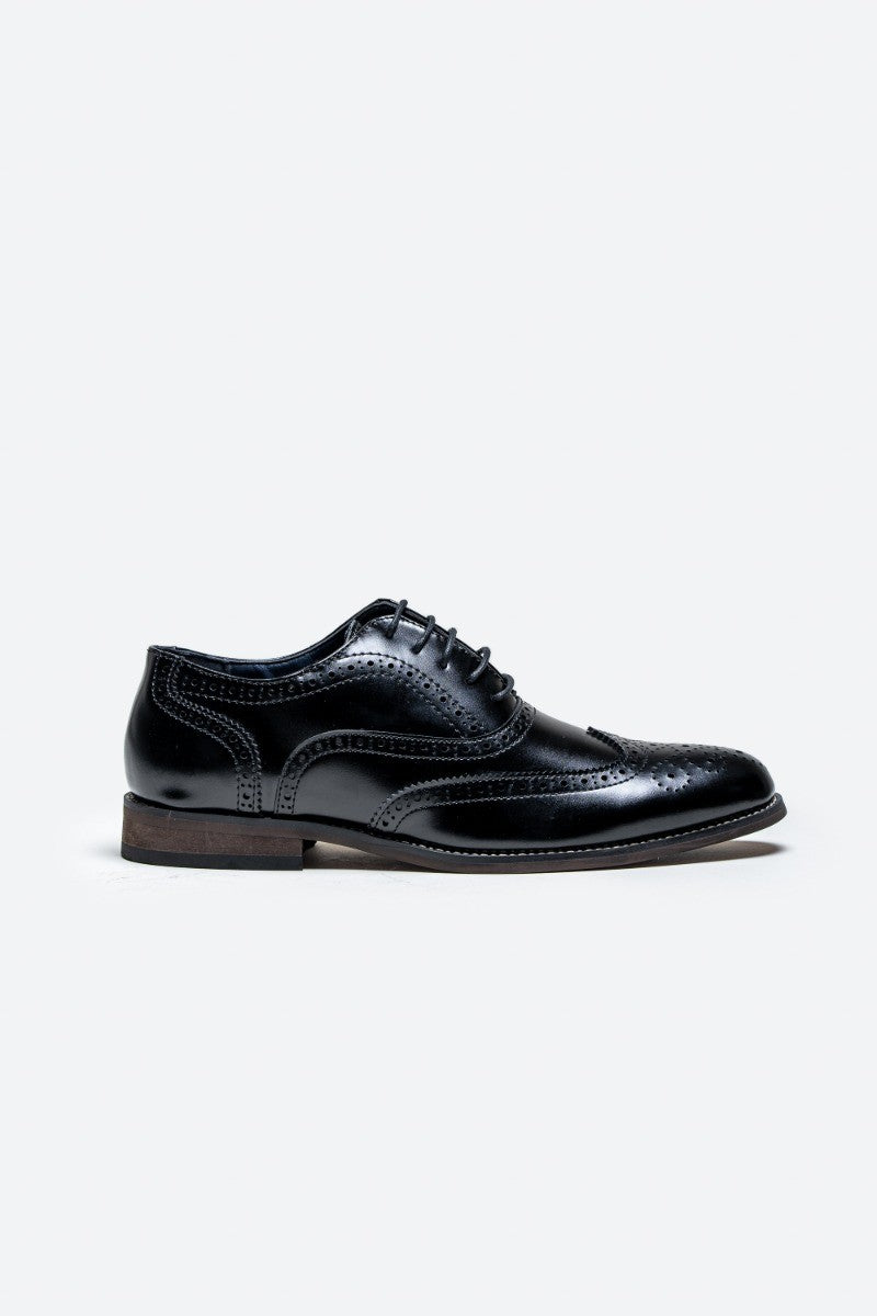 Herren Oxford Brogue Schuhe - CLARK - Schwarz