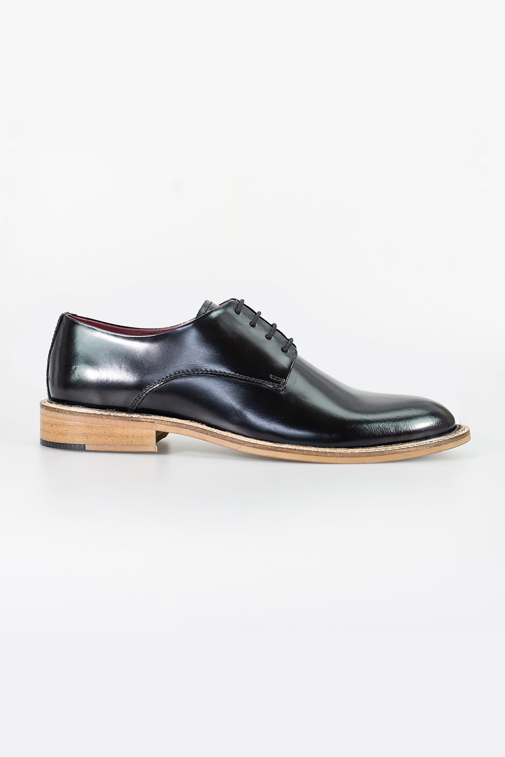 Chaussures Derby à Lacets pour Hommes - FOXTON - Noir