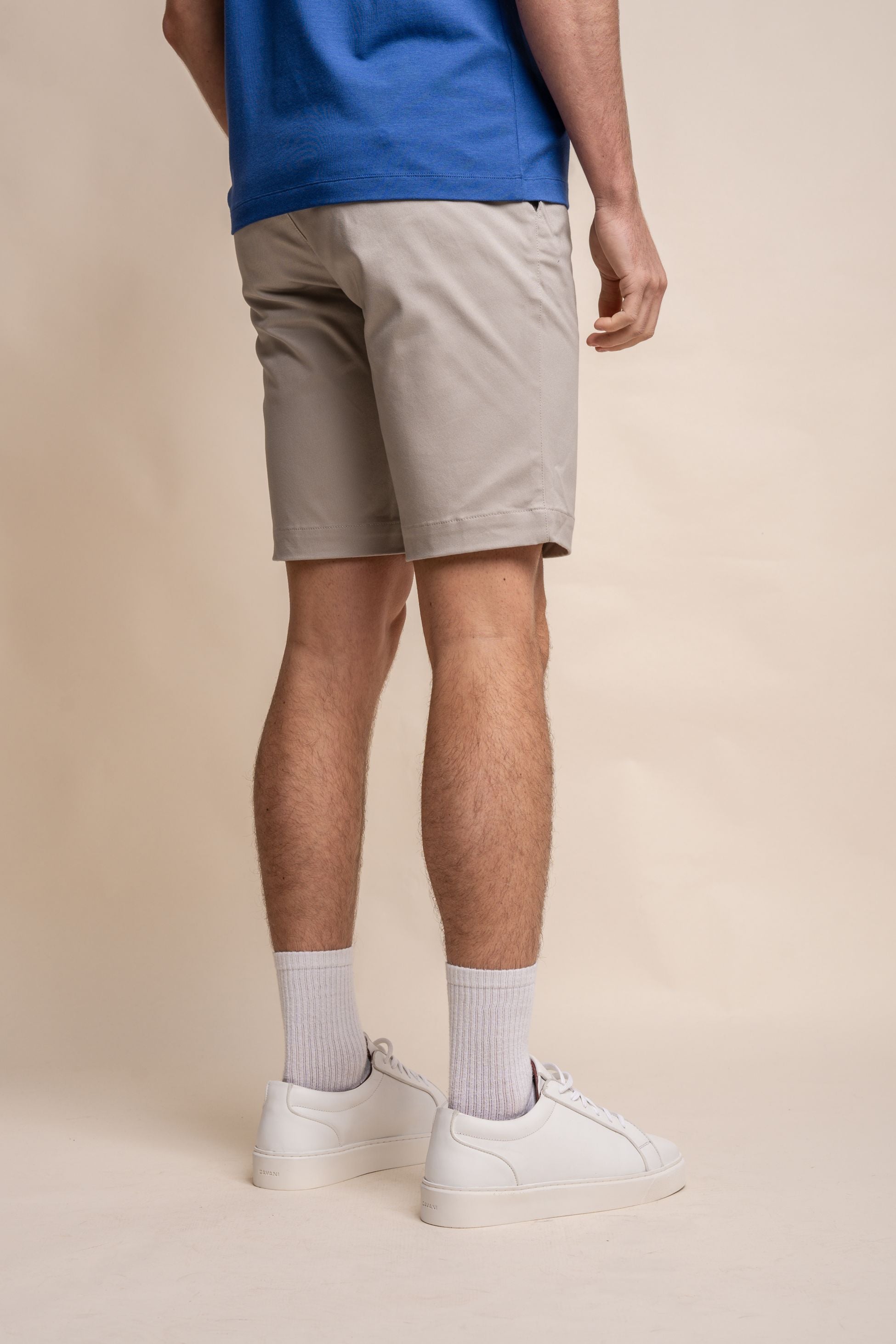 Herren Baumwolle Casual Chino Shorts - DAKOTA - Schiefer