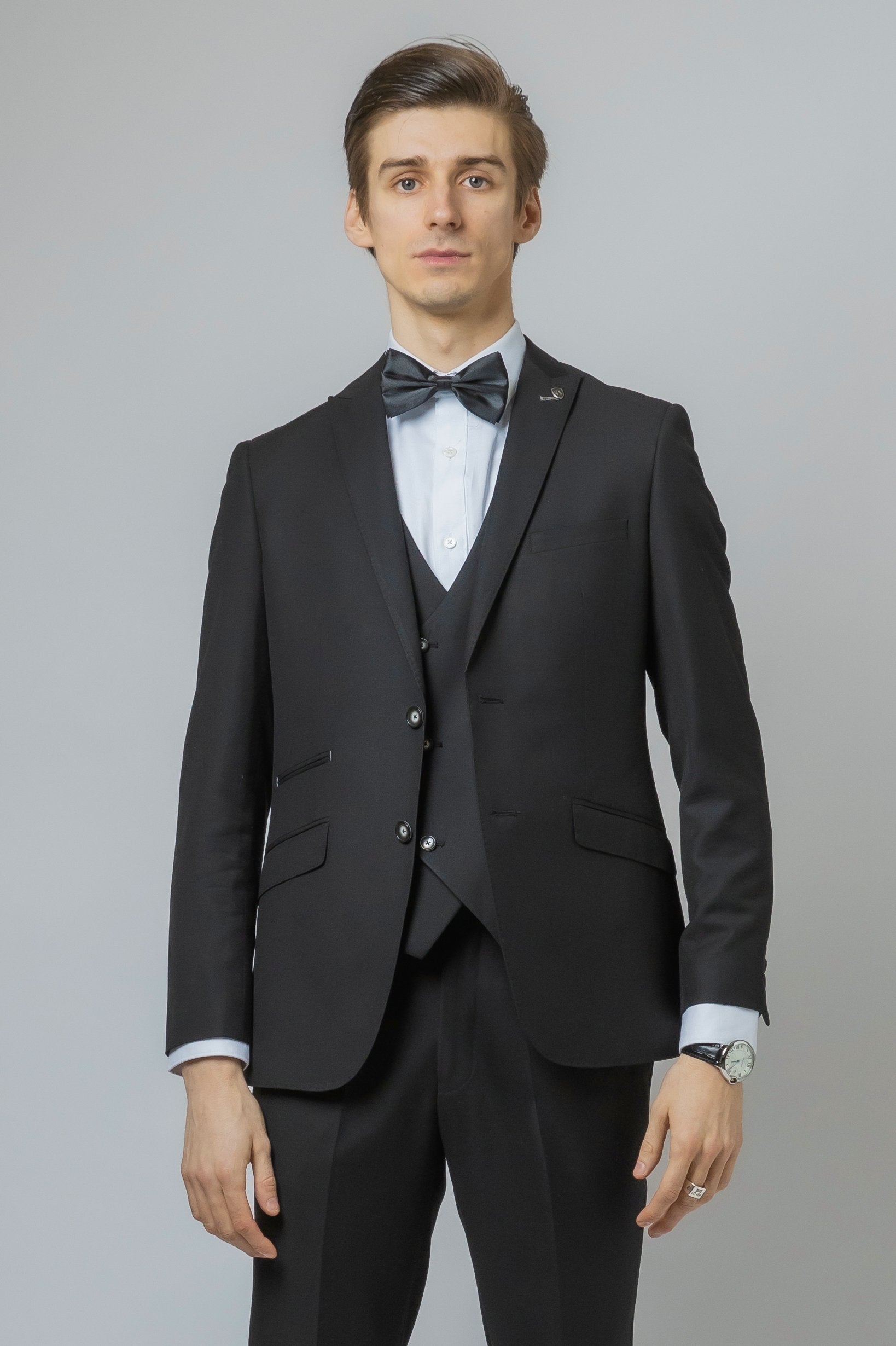 Men's Slim Fit Suit Jacket - JACK Black - Black