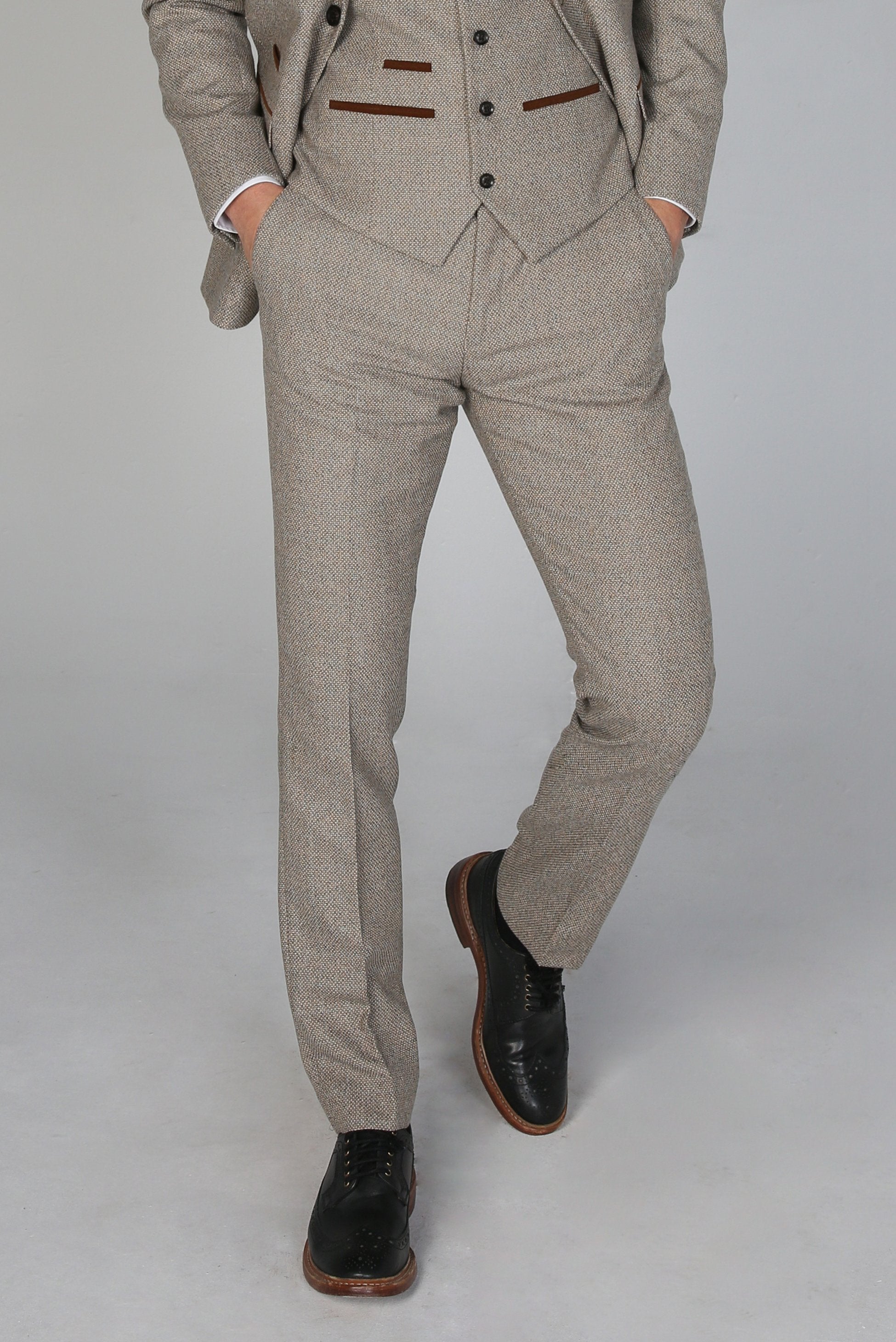 Pantalon en Tweed Tailleur pour Homme - RALPH Beige - Beige