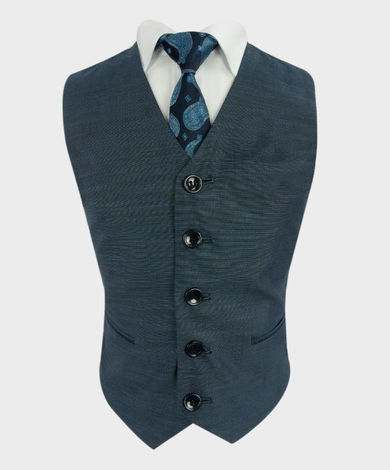 Ensemble de Costume Tailored Fit pour Garçons - HENRY Bleu - Bleu Foncé