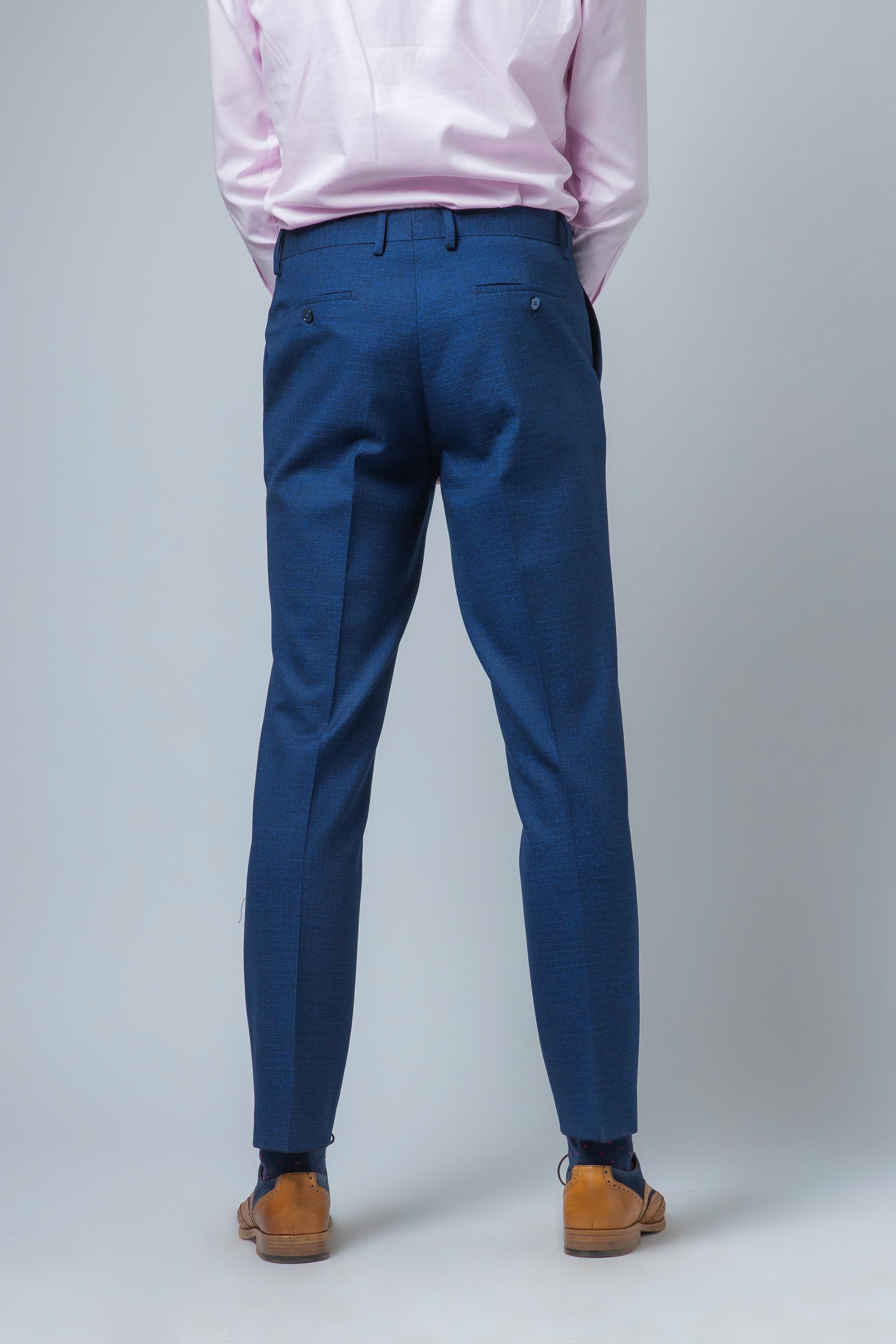 Pantalon Bleu Slim Fit pour Homme - MATEO - Bleu Indigo