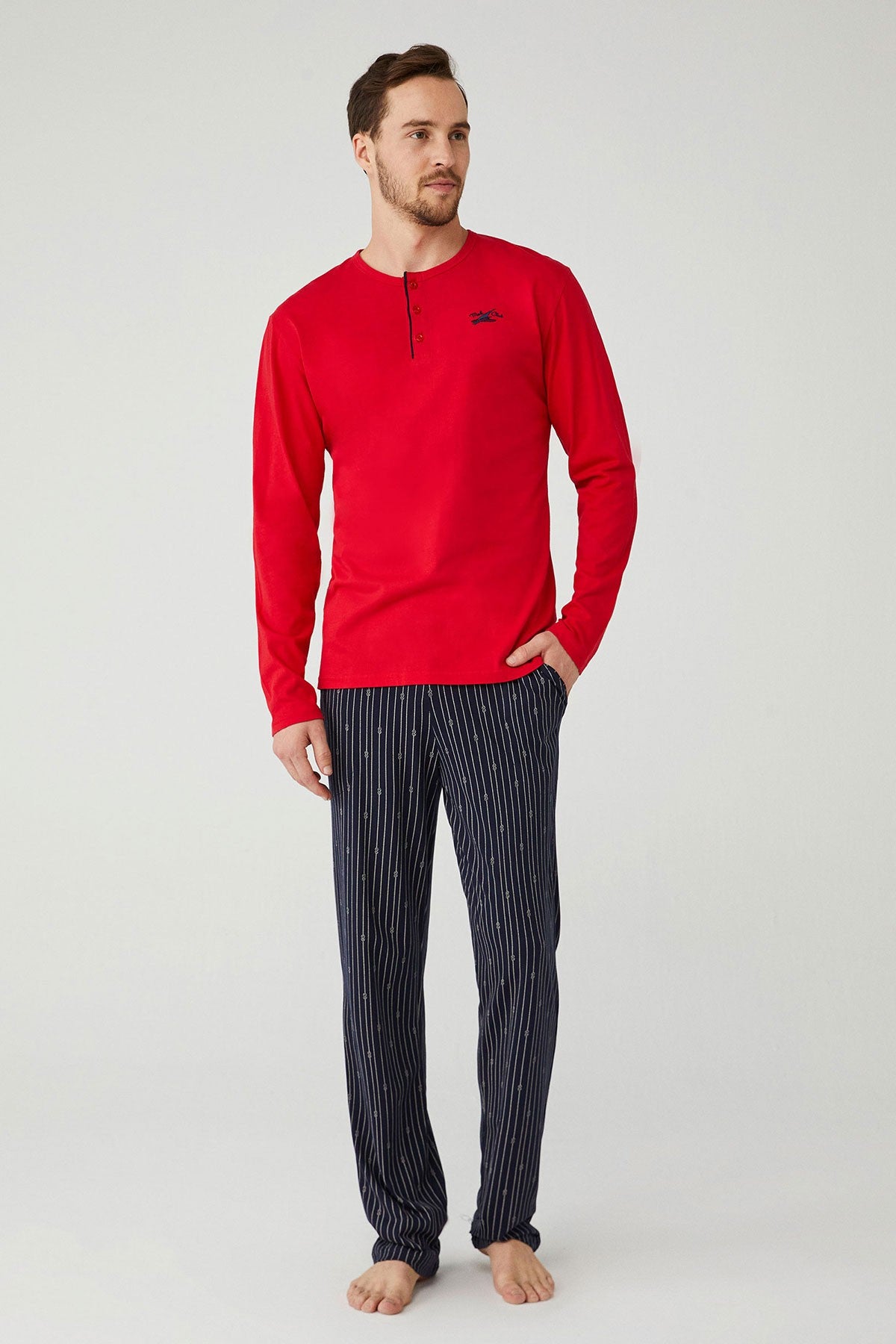 Ensemble Pyjama Confortable pour Homme - Rouge