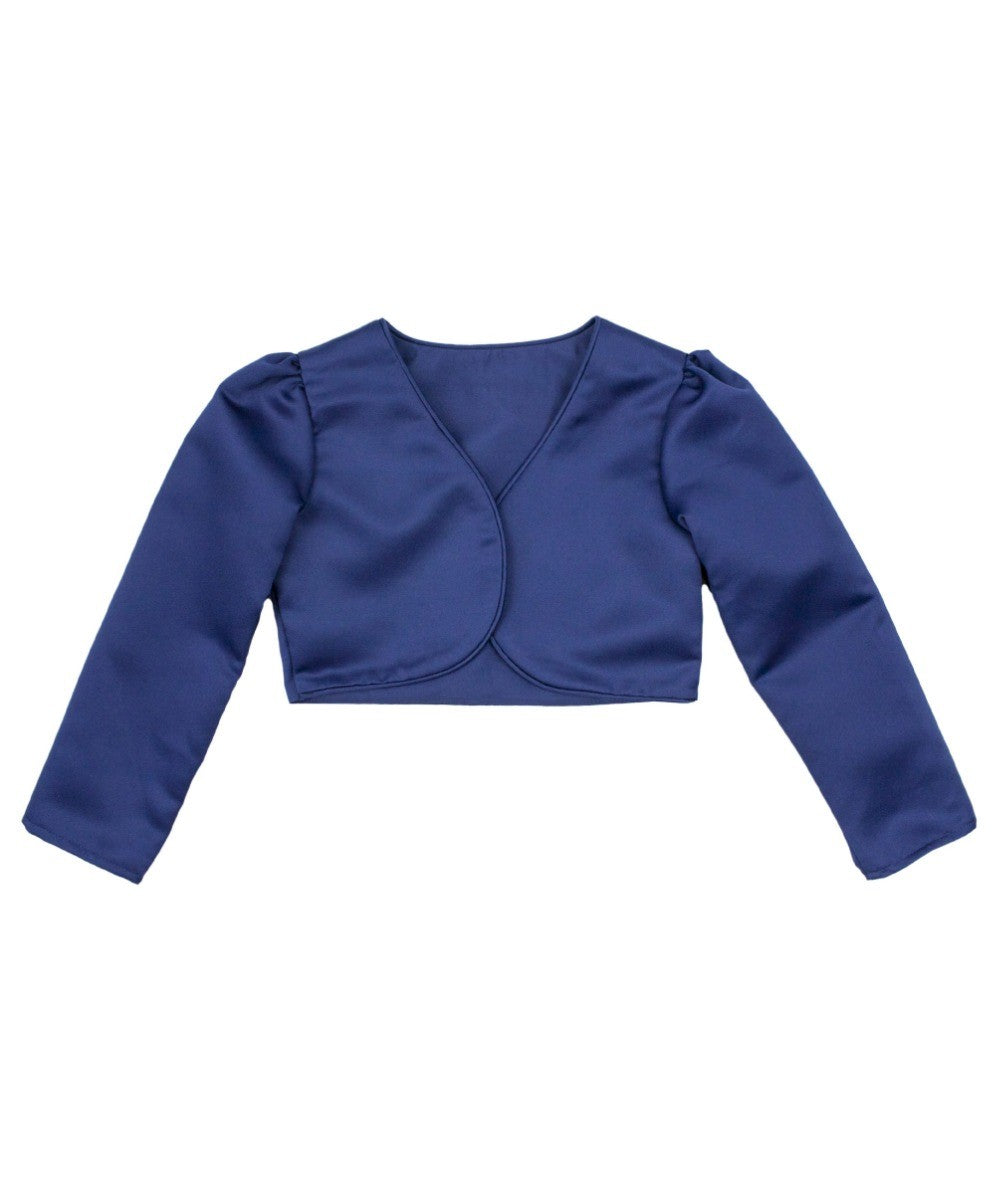 Mädchen Langärmeliger Bolero - Navyblau