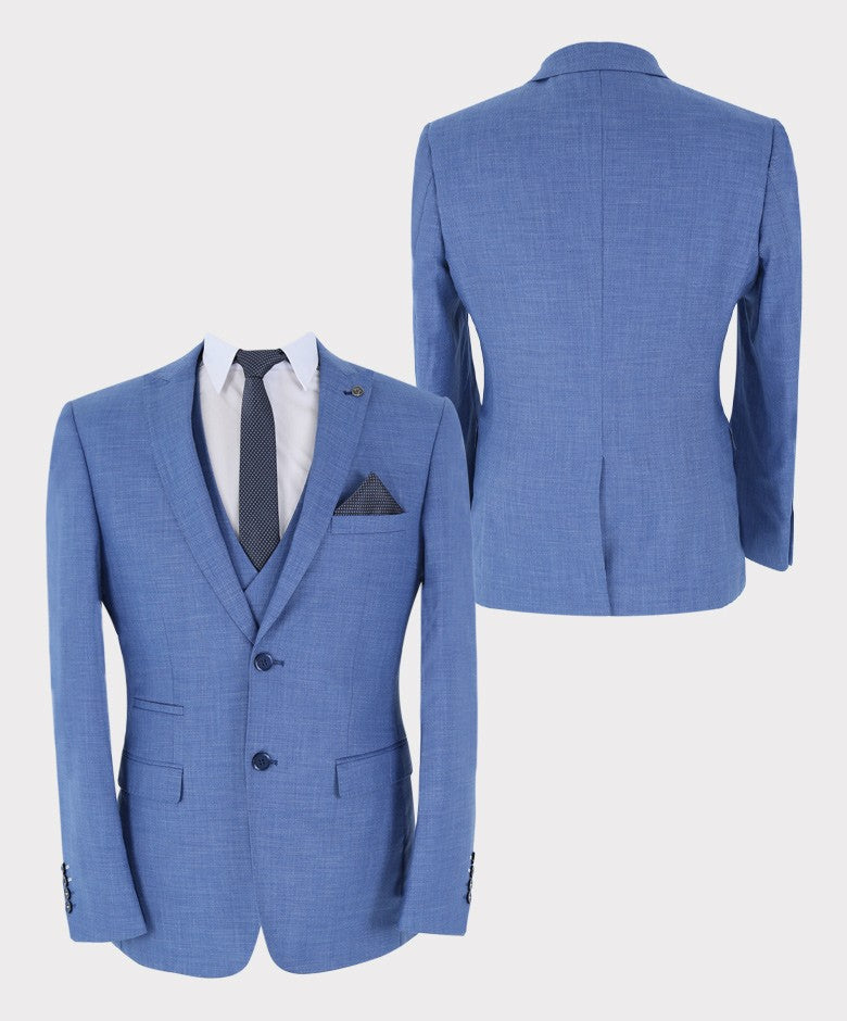 Costume Bleu Clair Tailleur pour Homme - JAYDEN - Bleu