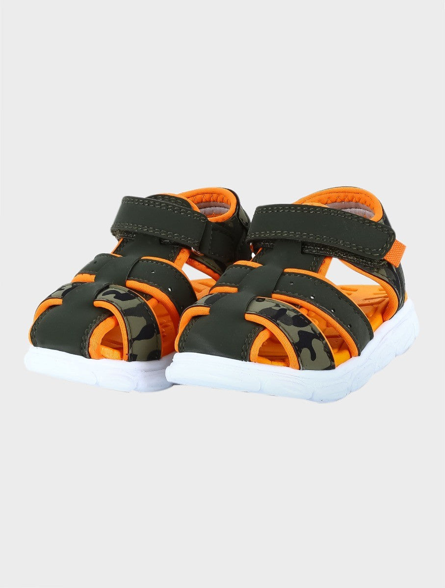 Jungen Casual Trekking Sommersandalen - Grün