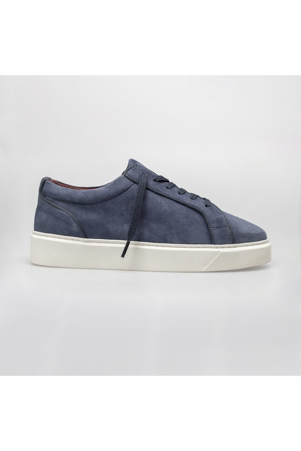 Sneakers à Lacets à Semelle Épaisse pour Homme - Bleu Acier