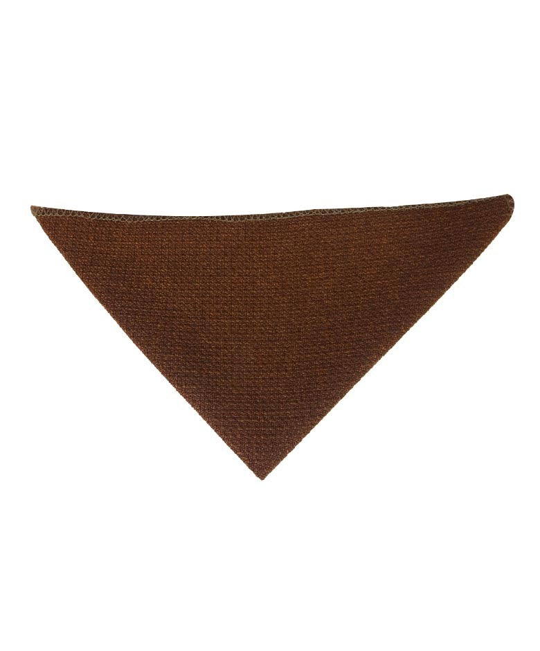 Boys & Men's Tweed Pocket Handkerchief - Cinnamon Brown