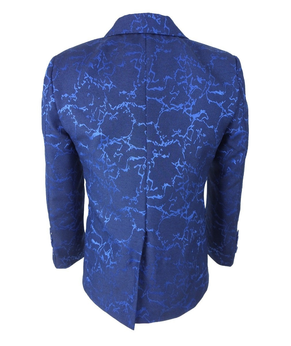 Jungen Marmor Druck Blazer - Blau