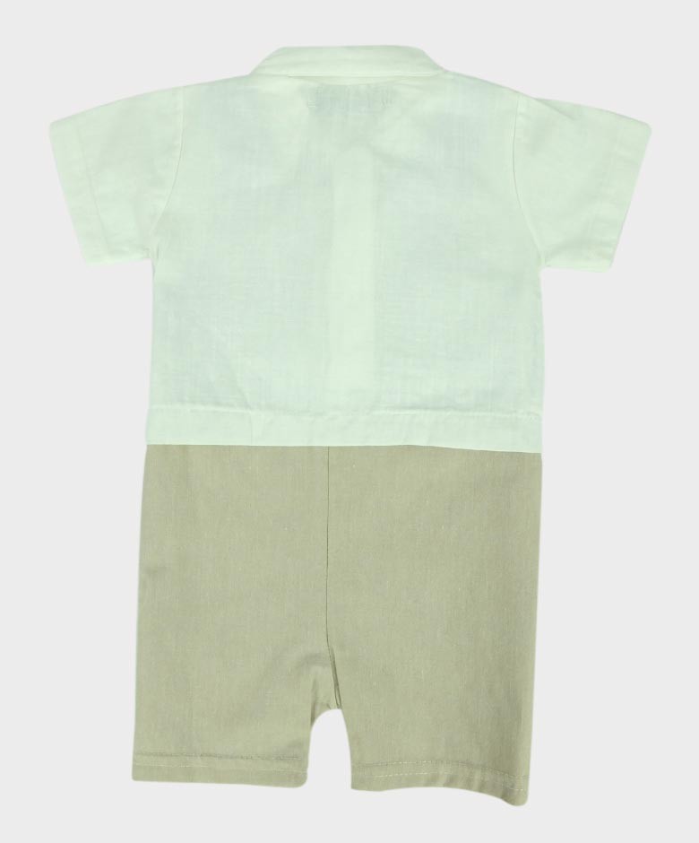 Baby Jungen Casual Overalls 3-teiliges Set - Blau - Beige