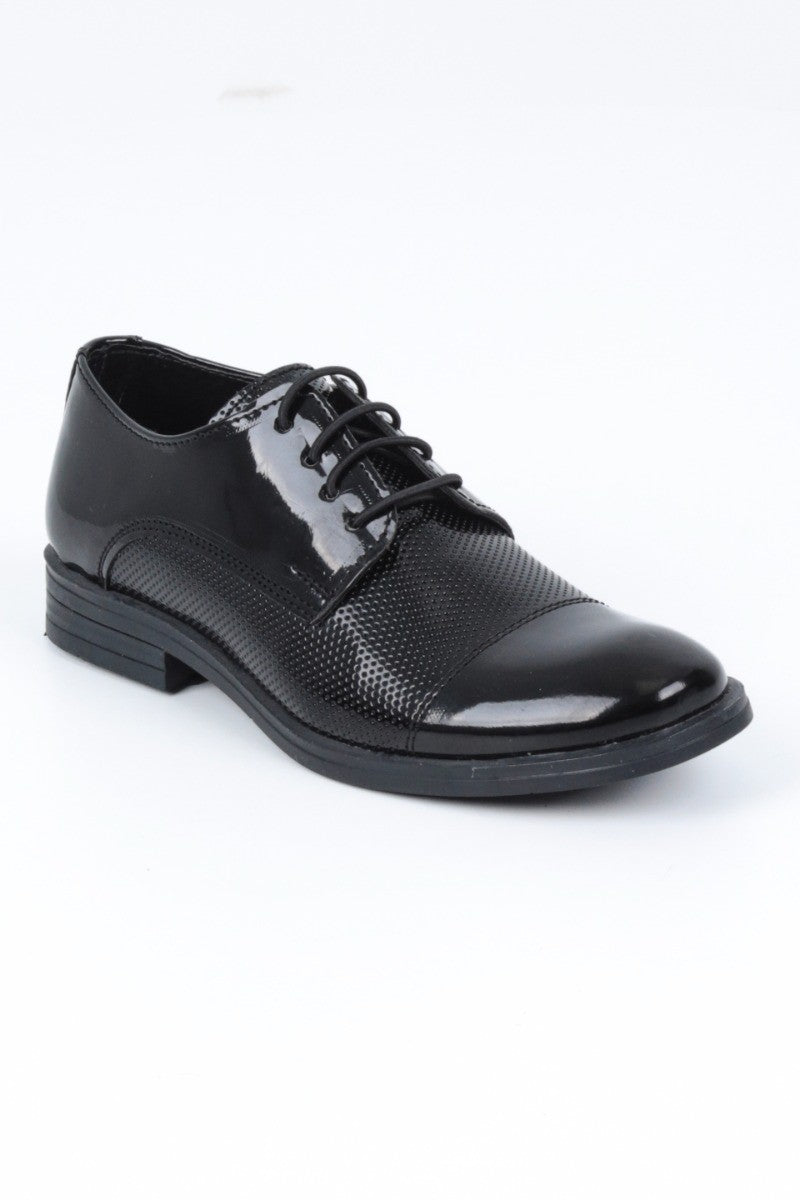 Chaussures Derby Vernies Noires pour Garçons - UTAH - Noir