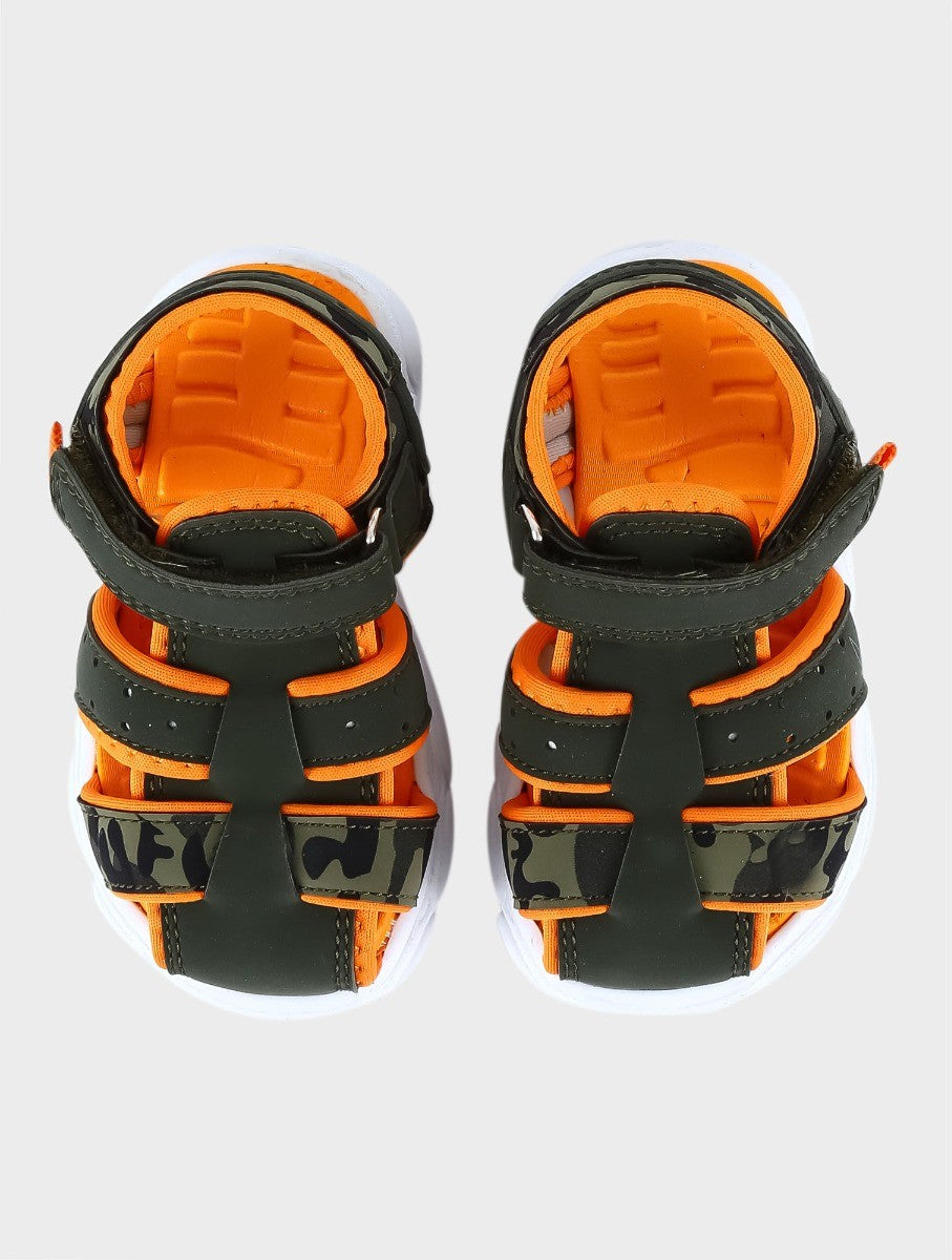 Jungen Casual Trekking Sommersandalen - Grün