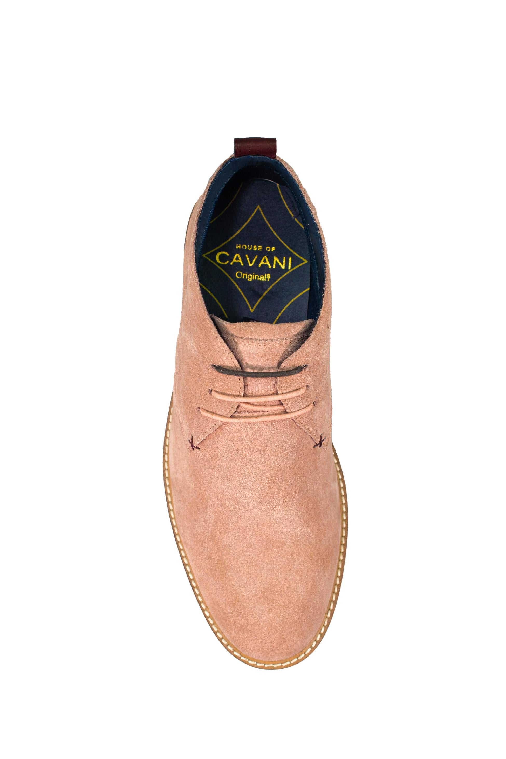 Bottes en Daim pour Homme - SAHARA - Rose Poussiéreux