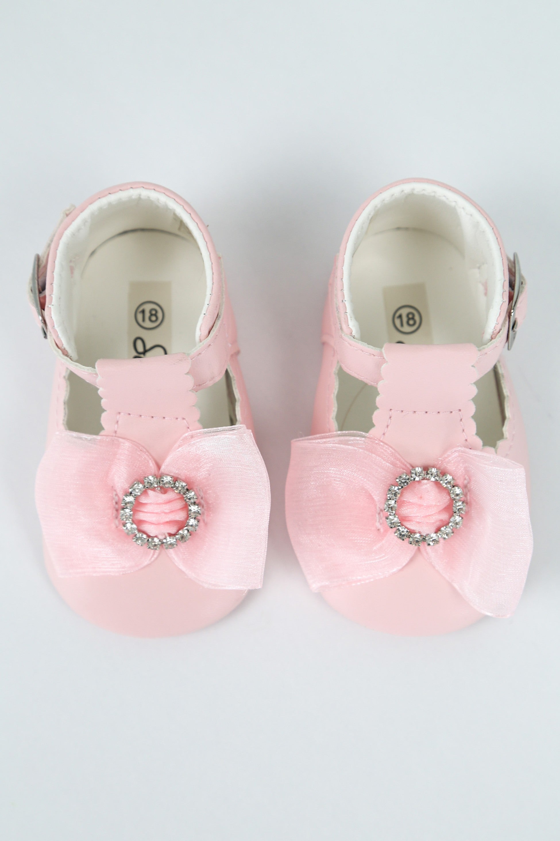 Baby Mädchen Strass Taufschuhe - MILLIE - Pink