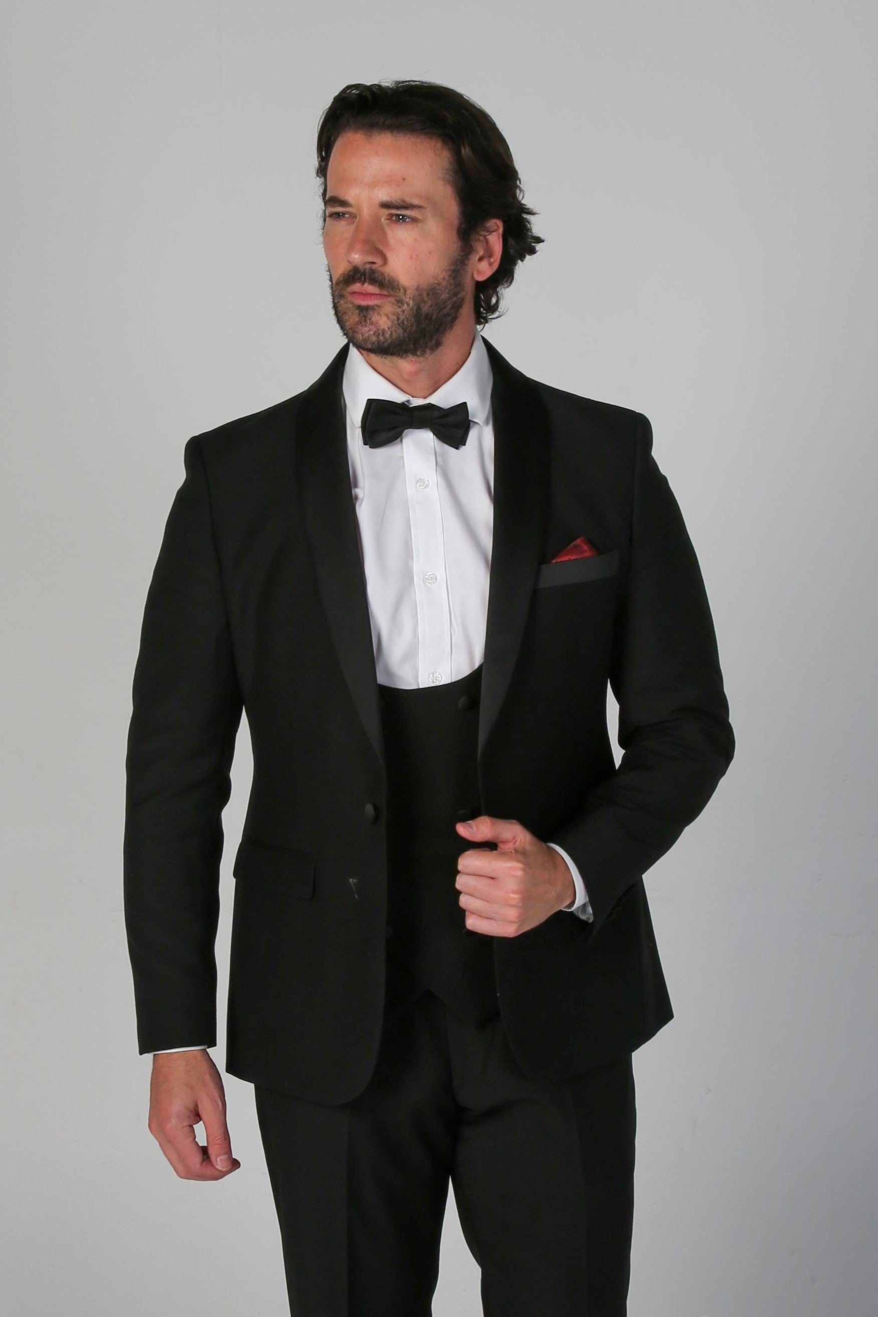 Costume de Smoking Noir Tailleur pour Homme - FORD - Noir