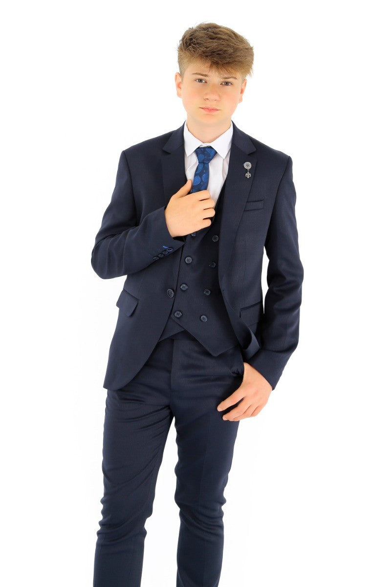 Costume Formel Slim Fit pour Garçons - Bleu Marine