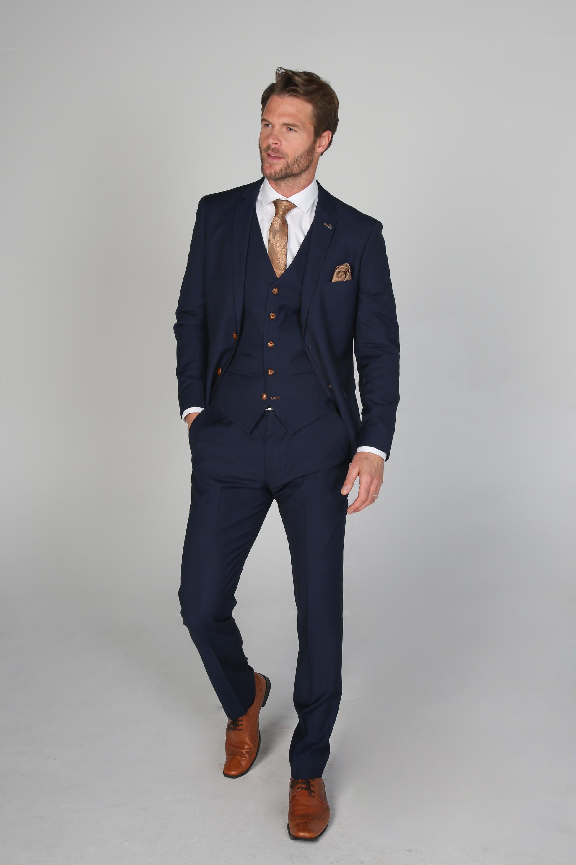 Veste de Costume Tailleur pour Homme - MAYFAIR - Bleu Marine