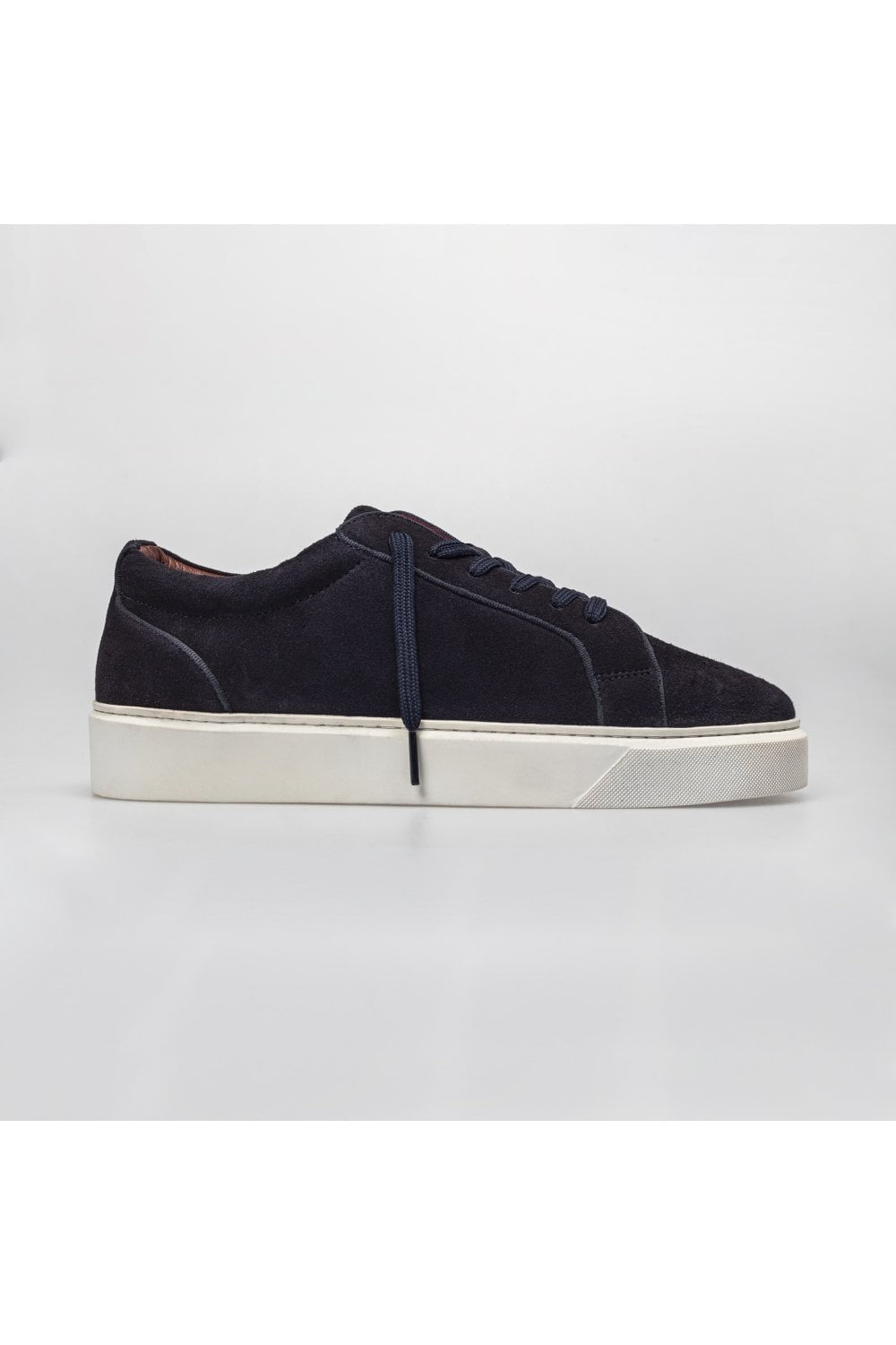 Sneakers à Lacets à Semelle Épaisse pour Homme - Bleu Marine