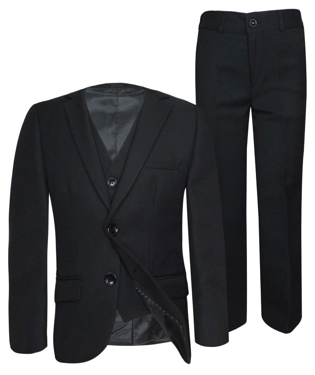 Costume Formel Tailored Fit pour Garçons - Noir