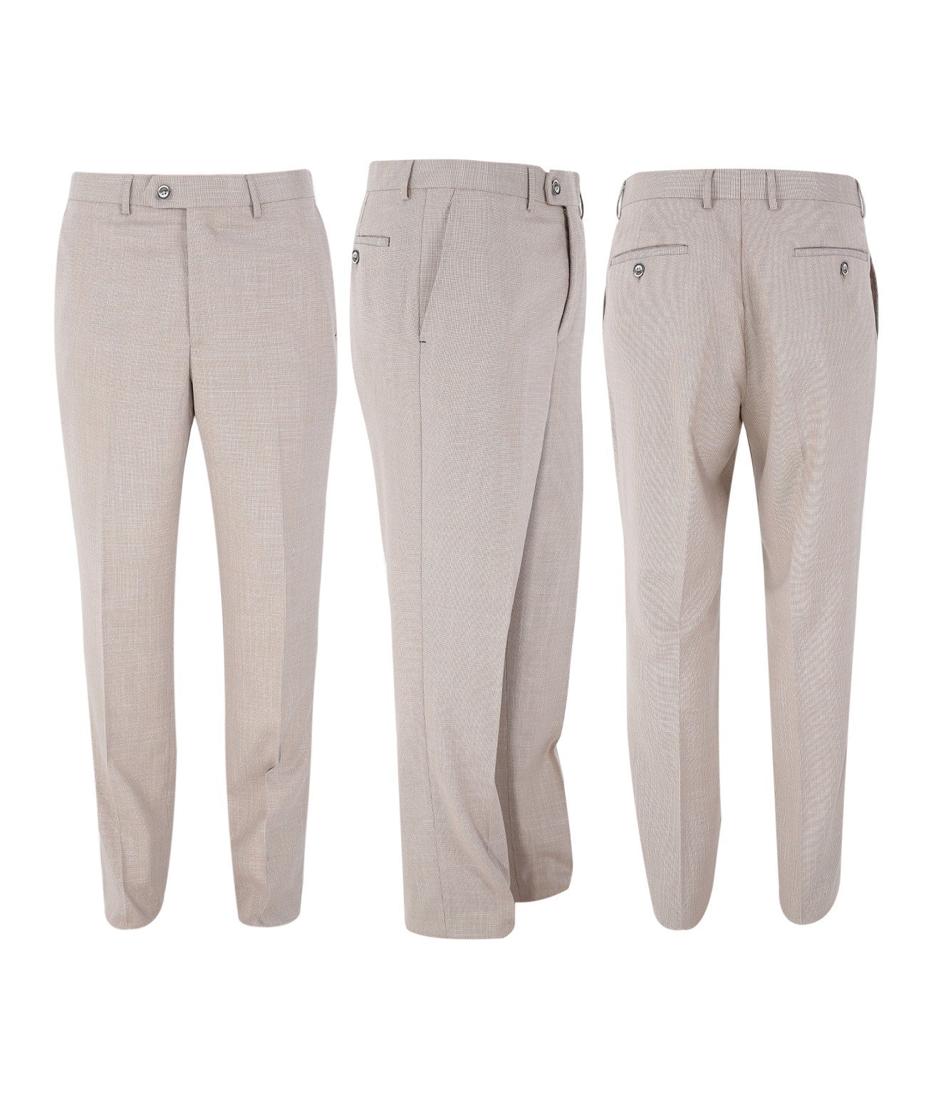 Pantalon Formel en Lin pour Homme - SANDOM Beige - Beige