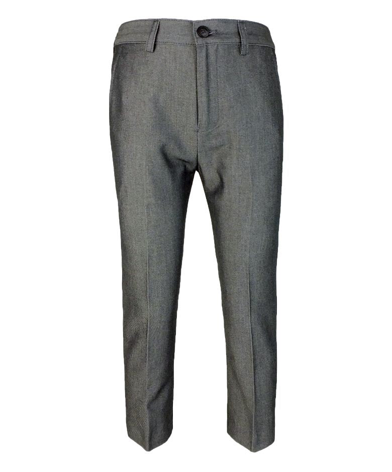 Jungen Slim Fit Dunkelgrauer Anzug - VERONA - Anthrazitgrau