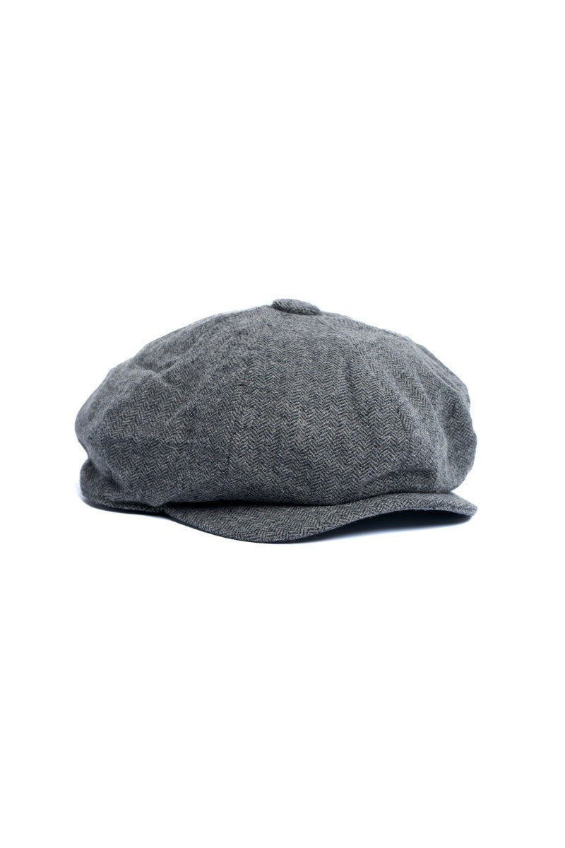 Casquette Baker Boy en tweed Gatsby Peaky Blinder pour hommes