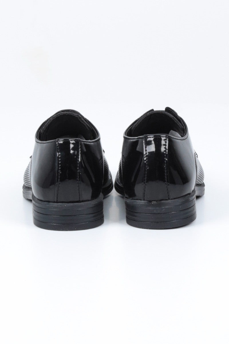 Chaussures Derby Vernies Noires pour Garçons - UTAH - Noir