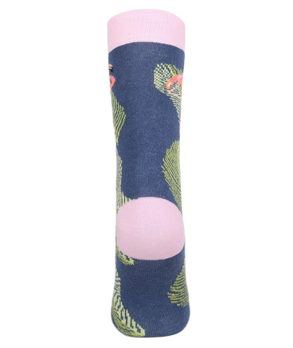 Chaussettes Flamingo Unisexe pour Enfants - Novelty - Bleu - Vert - Rose