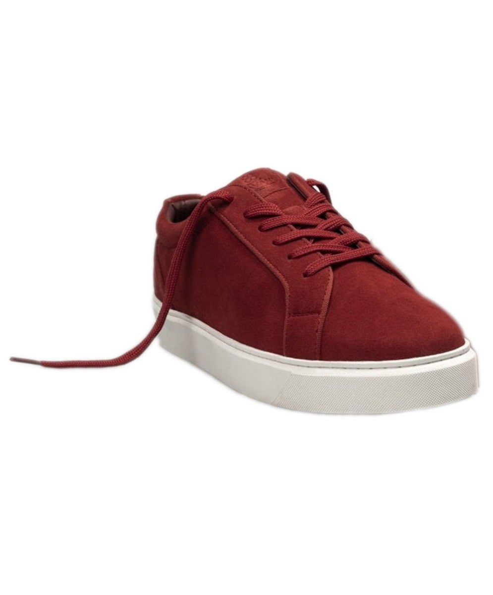 Herren Sneaker mit dicker Gummisohle - Rot