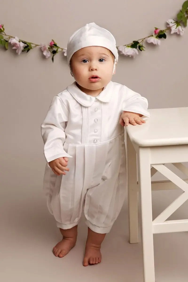 Baby Jungen Taufoverall-Set - MICHAEL - Elfenbein