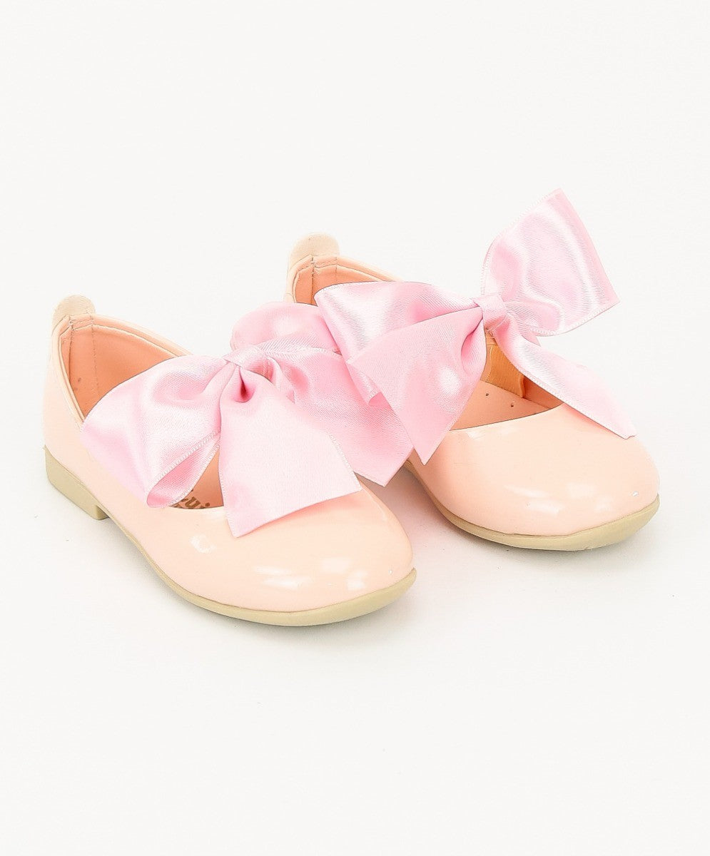 Girls Patent Flat Mary Jane Shoes - ELENA - Pink