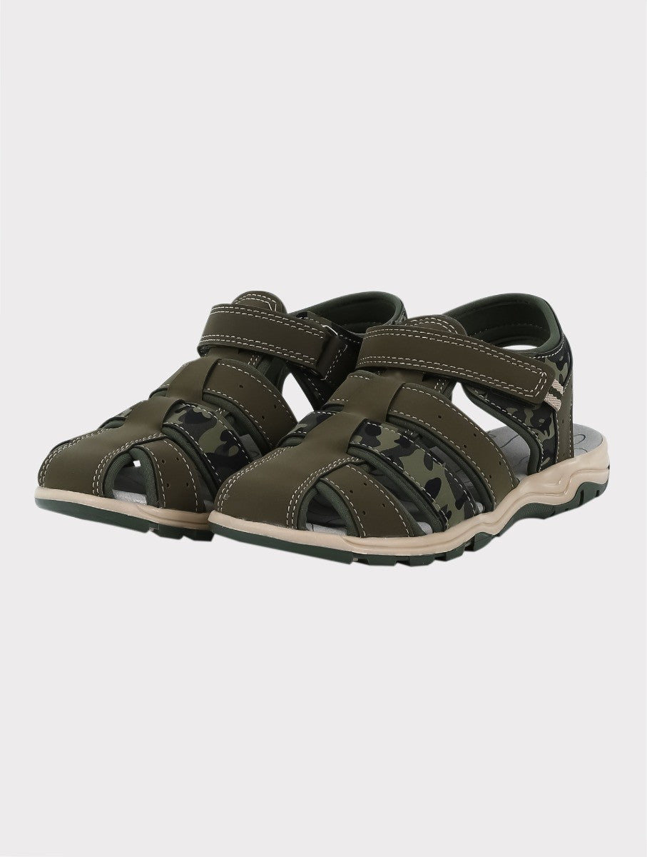 Jungen Casual Trekking Sandalen - Grün